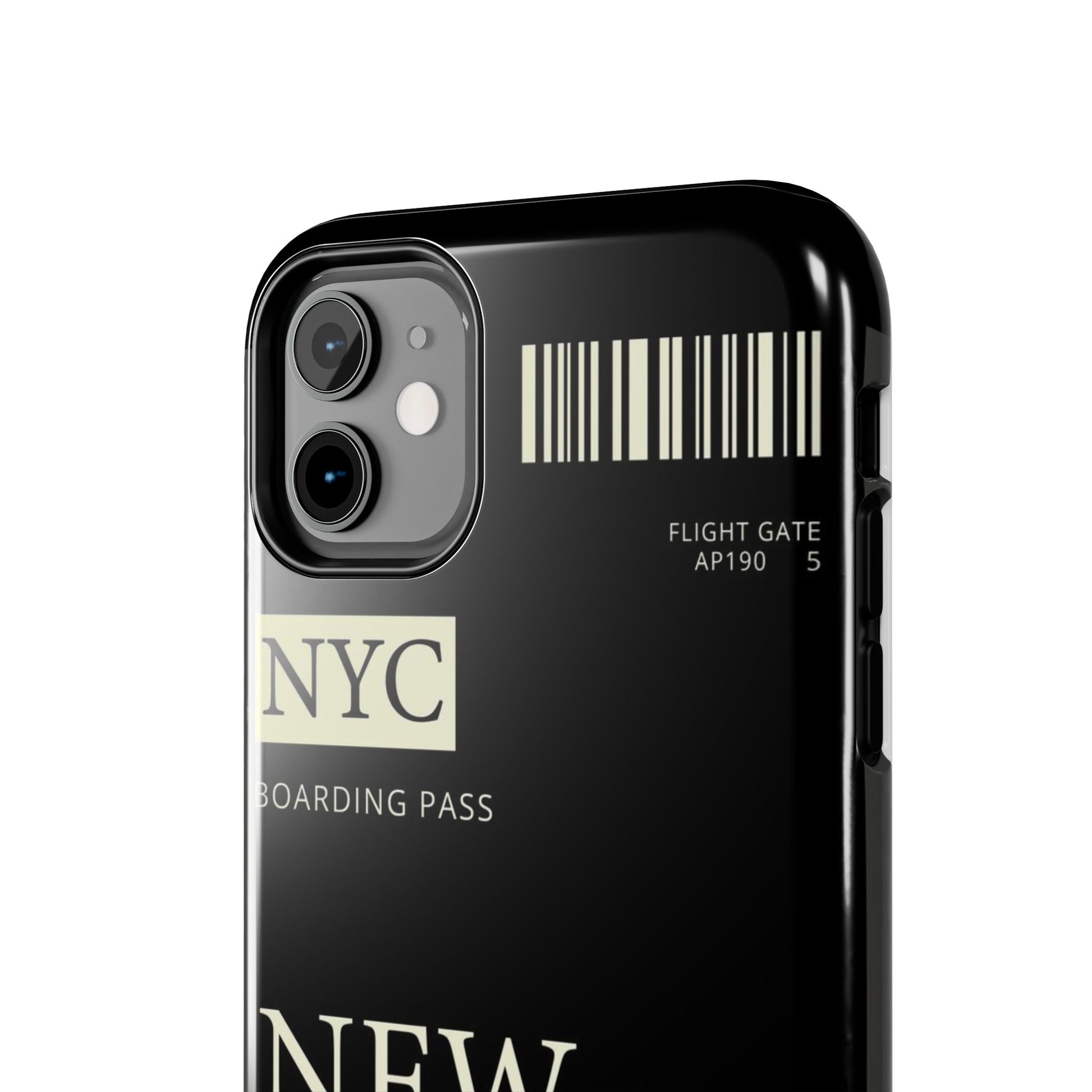 NYC Boarding Pass Phone Case – Tough Protective Cover for Travelers