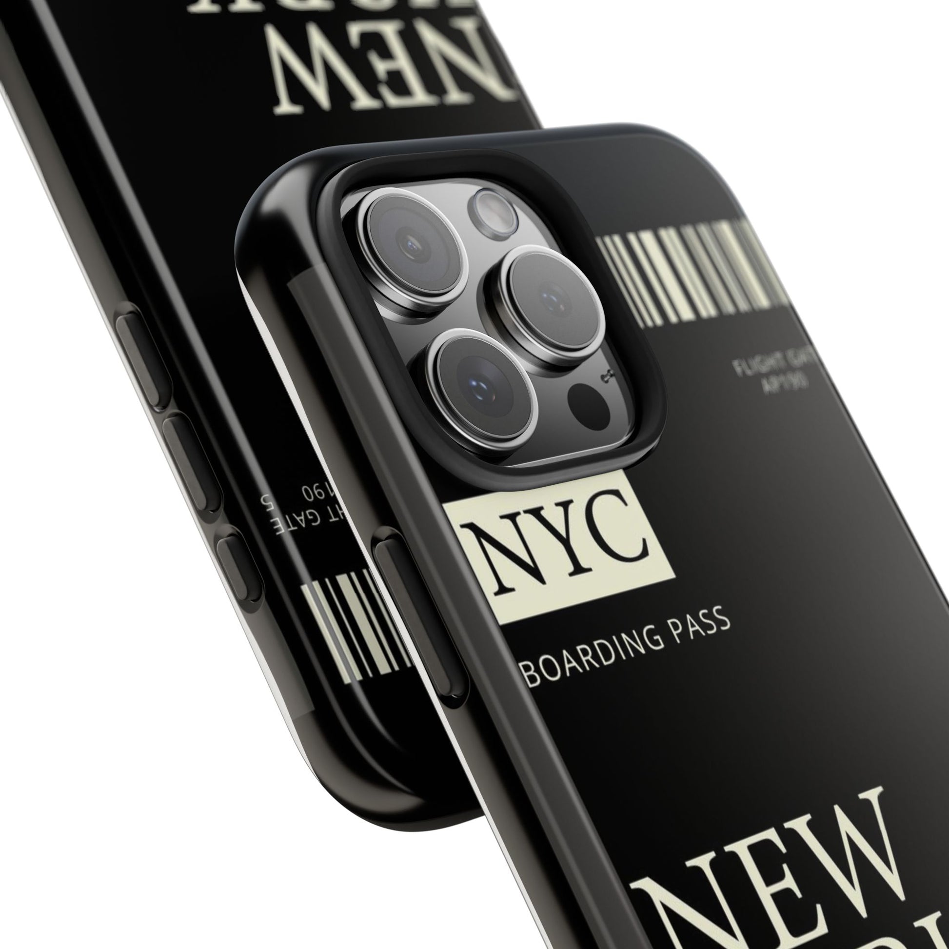 NYC Boarding Pass Phone Case – Tough Protective Cover for Travelers