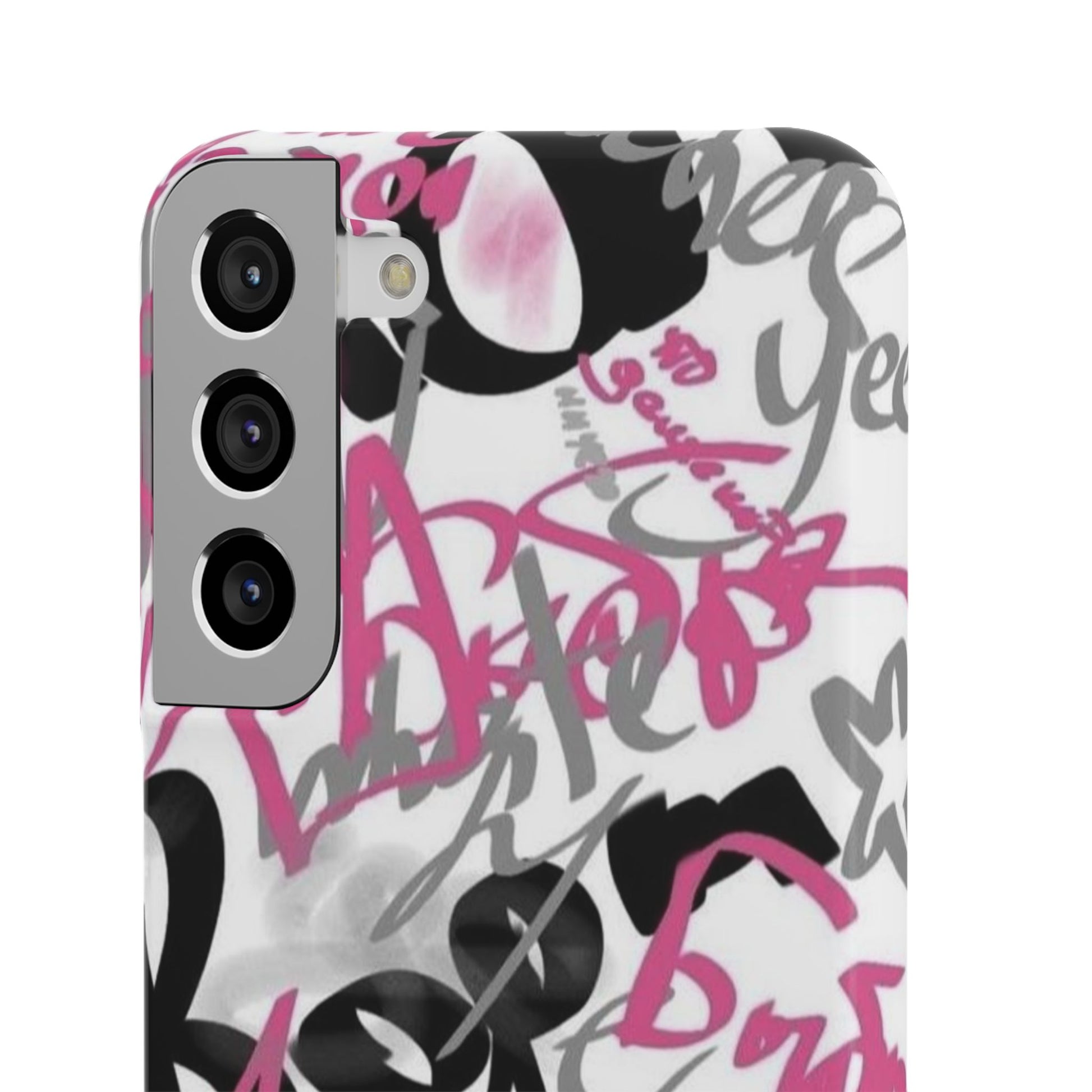Trendy Graffiti Snap Cases for iPhone - Stylish Protection with Vibrant Art