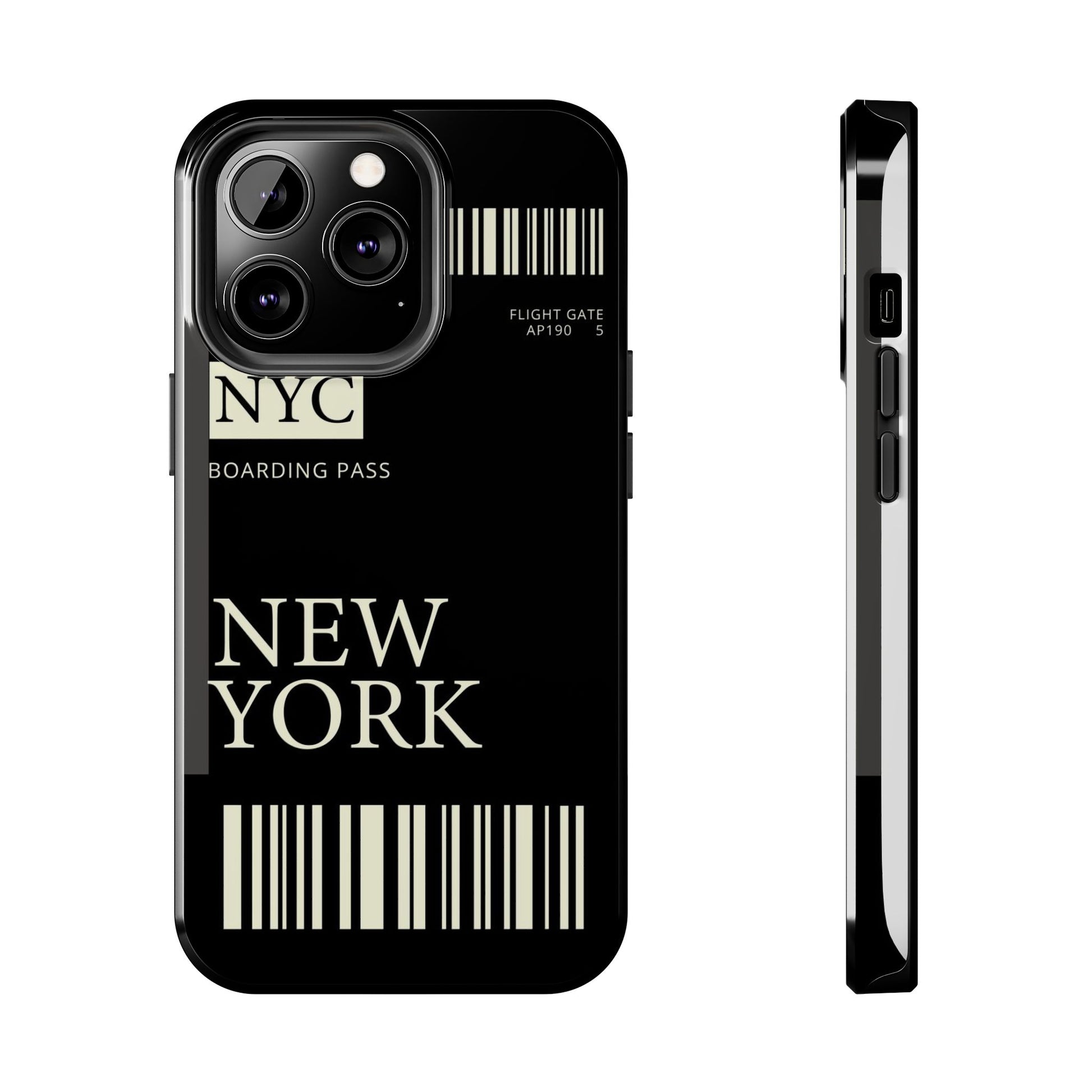 NYC Boarding Pass Phone Case – Tough Protective Cover for Travelers