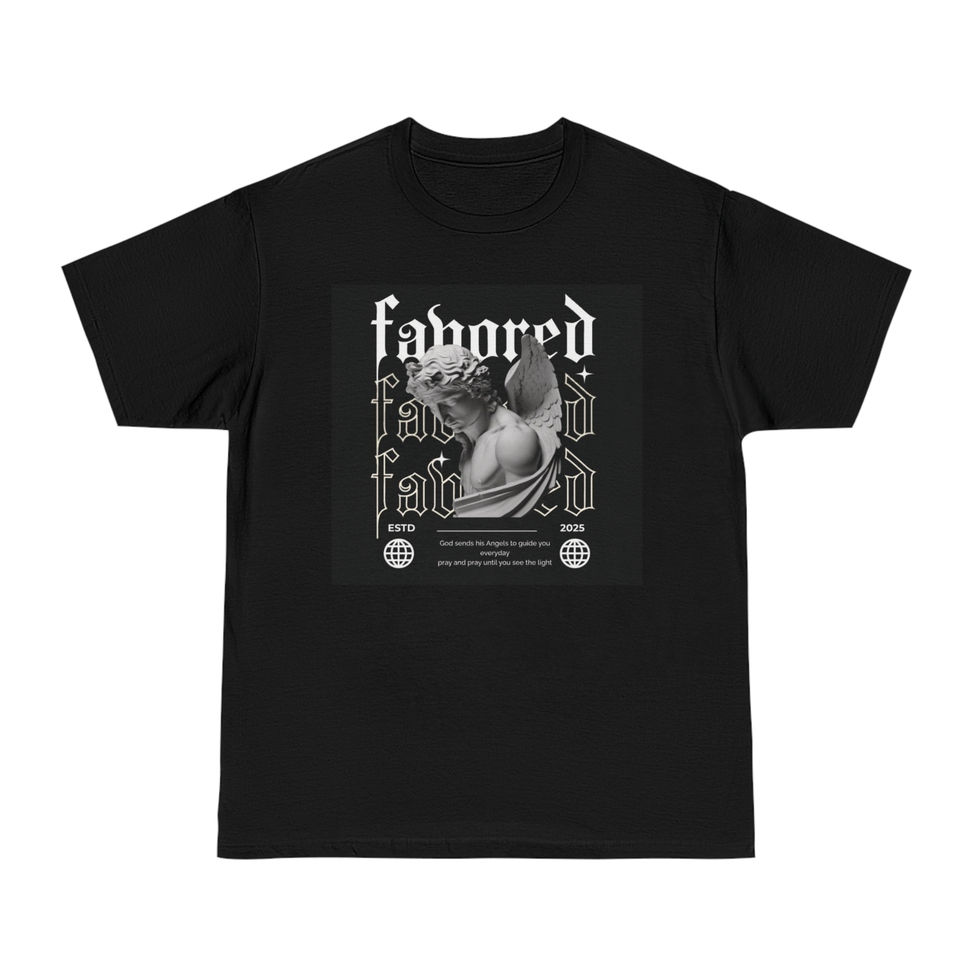 Favored Male Graphic T-Shirt - Stylish and Inspirational Apparel