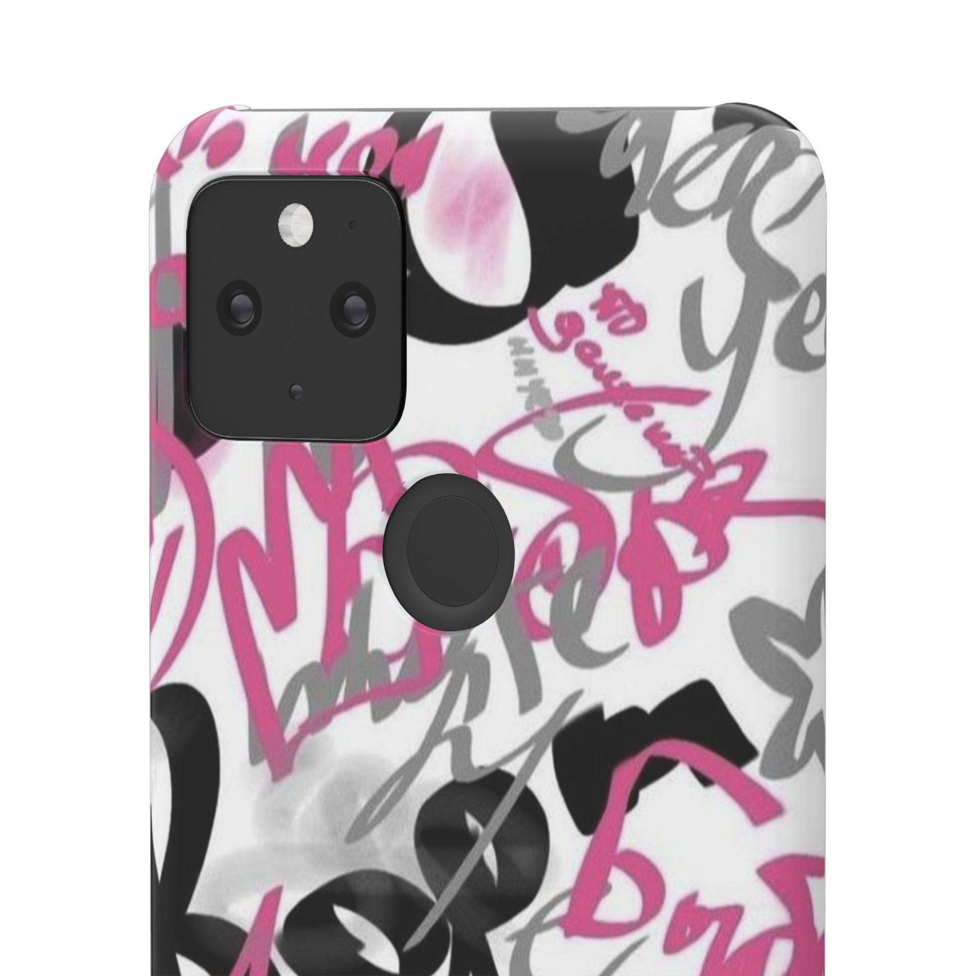Trendy Graffiti Snap Cases for iPhone - Stylish Protection with Vibrant Art