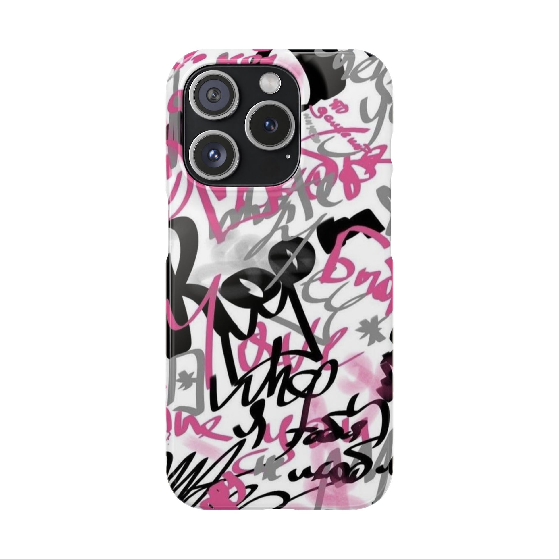 Trendy Graffiti Snap Cases for iPhone - Stylish Protection with Vibrant Art