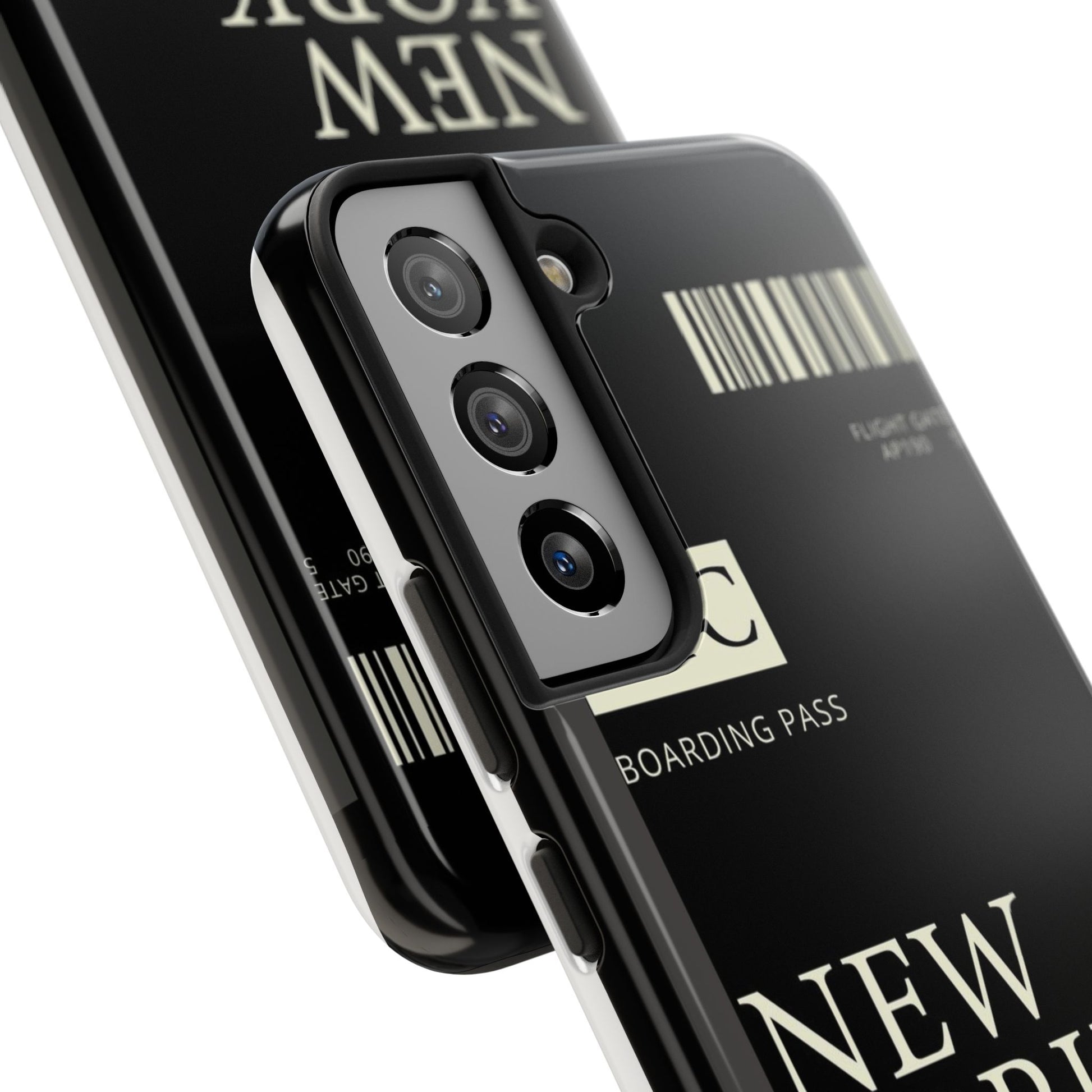 NYC Boarding Pass Phone Case – Tough Protective Cover for Travelers