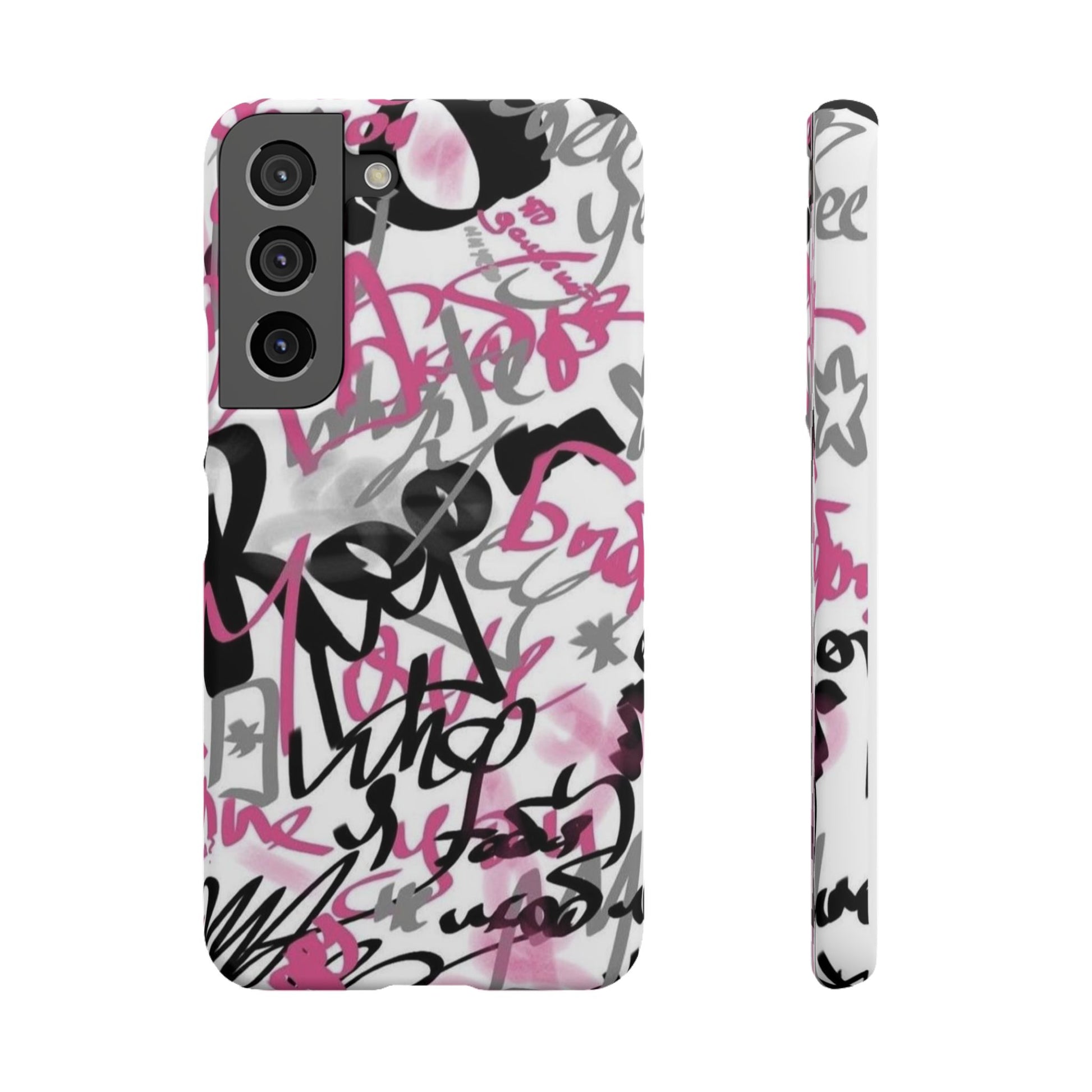 Trendy Graffiti Snap Cases for iPhone - Stylish Protection with Vibrant Art