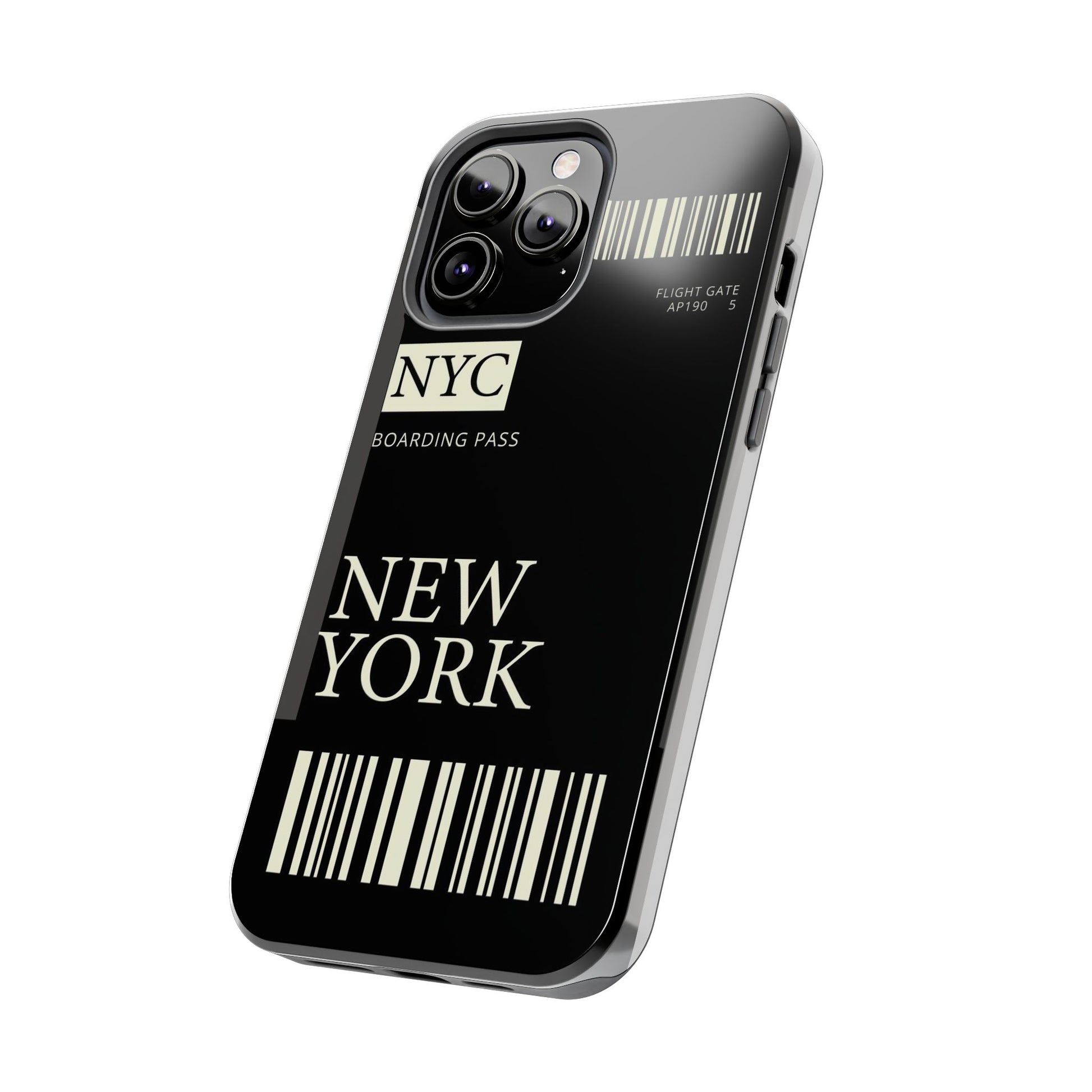 NYC Boarding Pass Phone Case – Tough Protective Cover for Travelers
