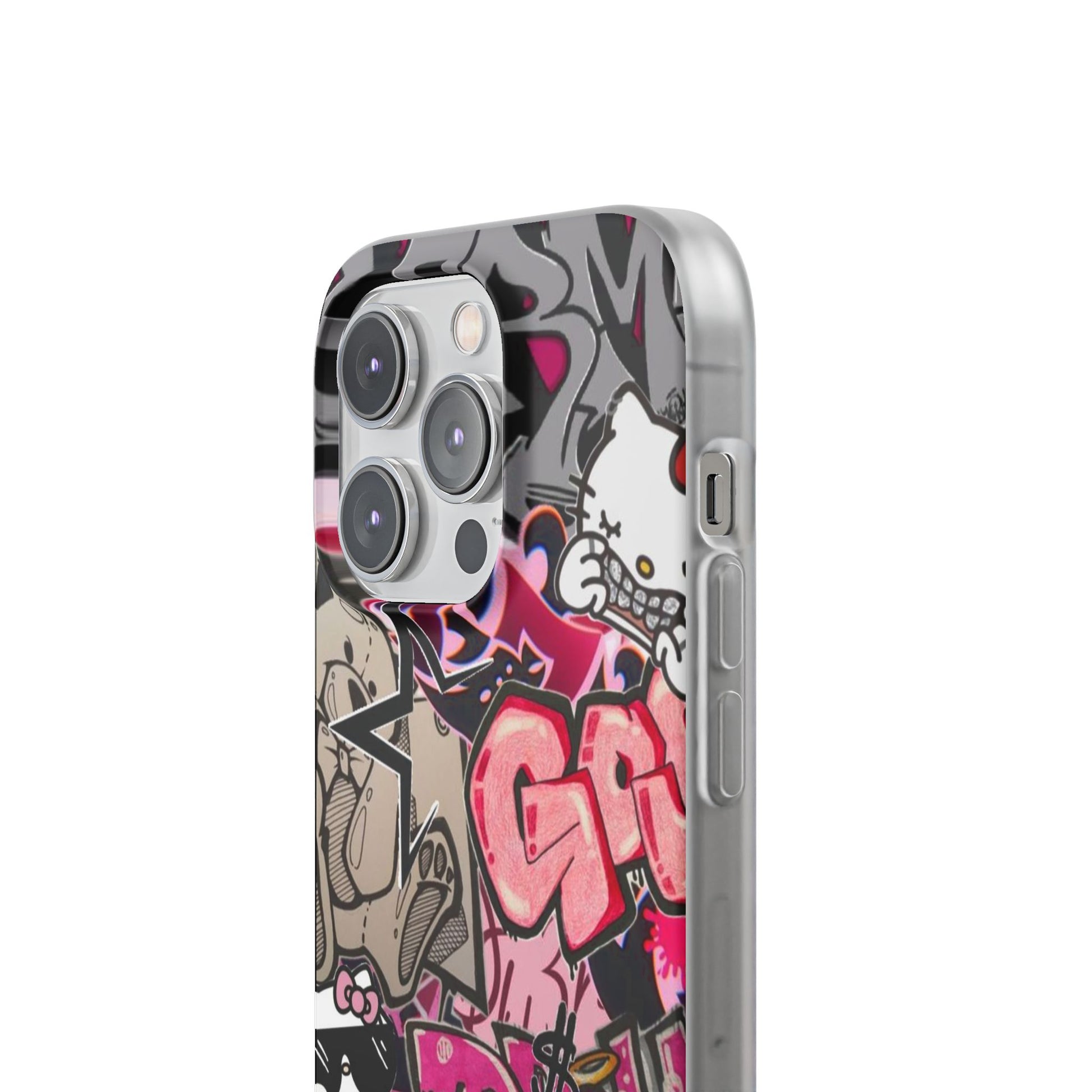 Urban Graffiti Flexi Cases - Colorful Street Art Phone Cover for Trendsetters