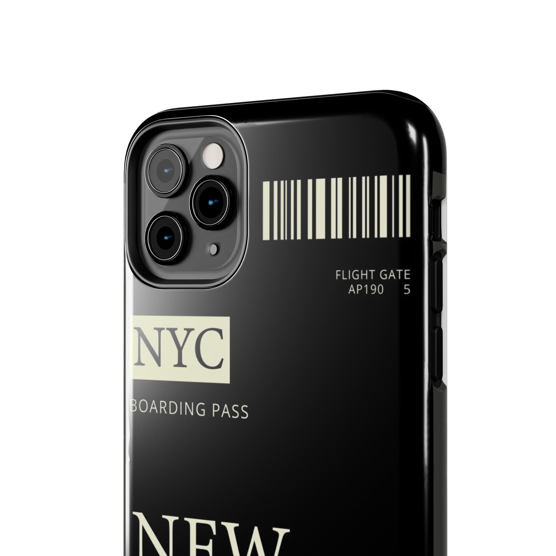 NYC Boarding Pass Phone Case – Tough Protective Cover for Travelers