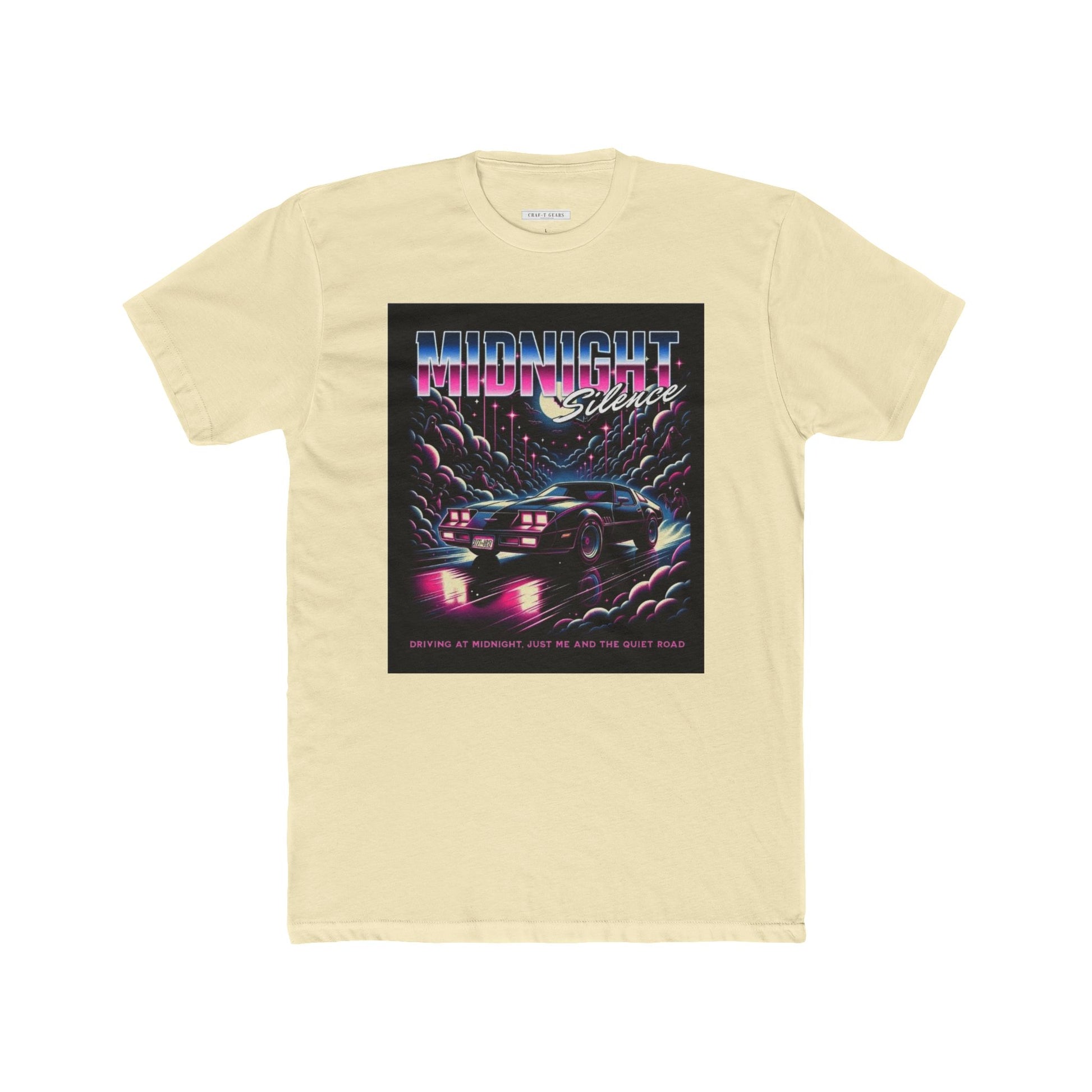 Retro Midnight Cruise Women Cotton Crew Tee