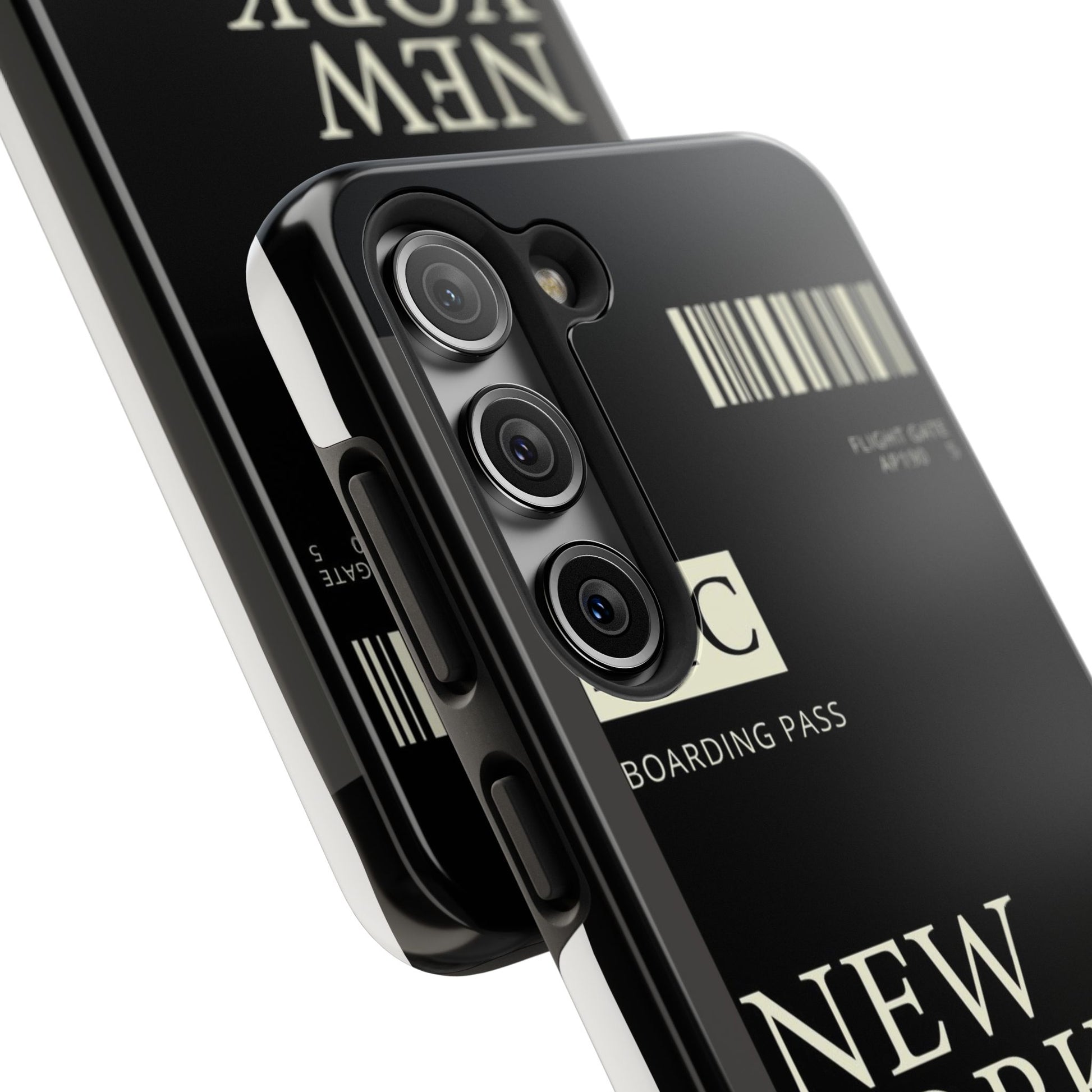NYC Boarding Pass Phone Case – Tough Protective Cover for Travelers