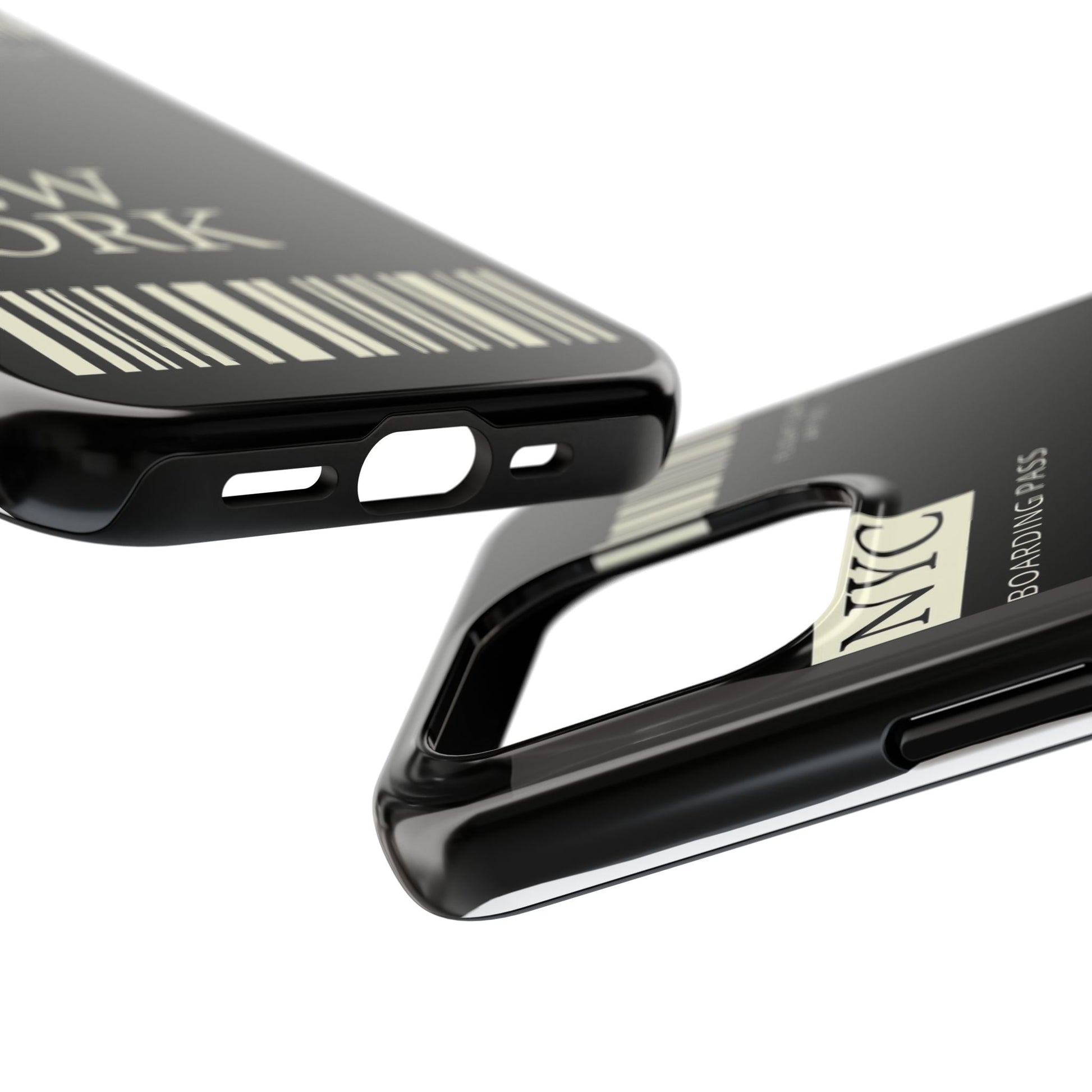 NYC Boarding Pass Phone Case – Tough Protective Cover for Travelers