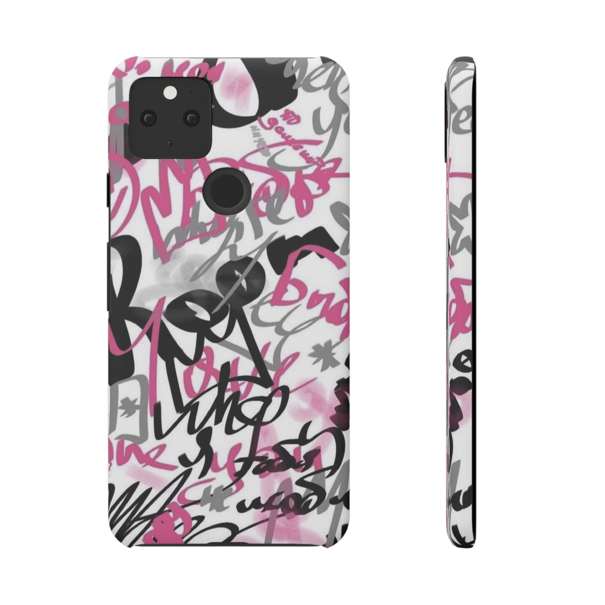 Trendy Graffiti Snap Cases for iPhone - Stylish Protection with Vibrant Art