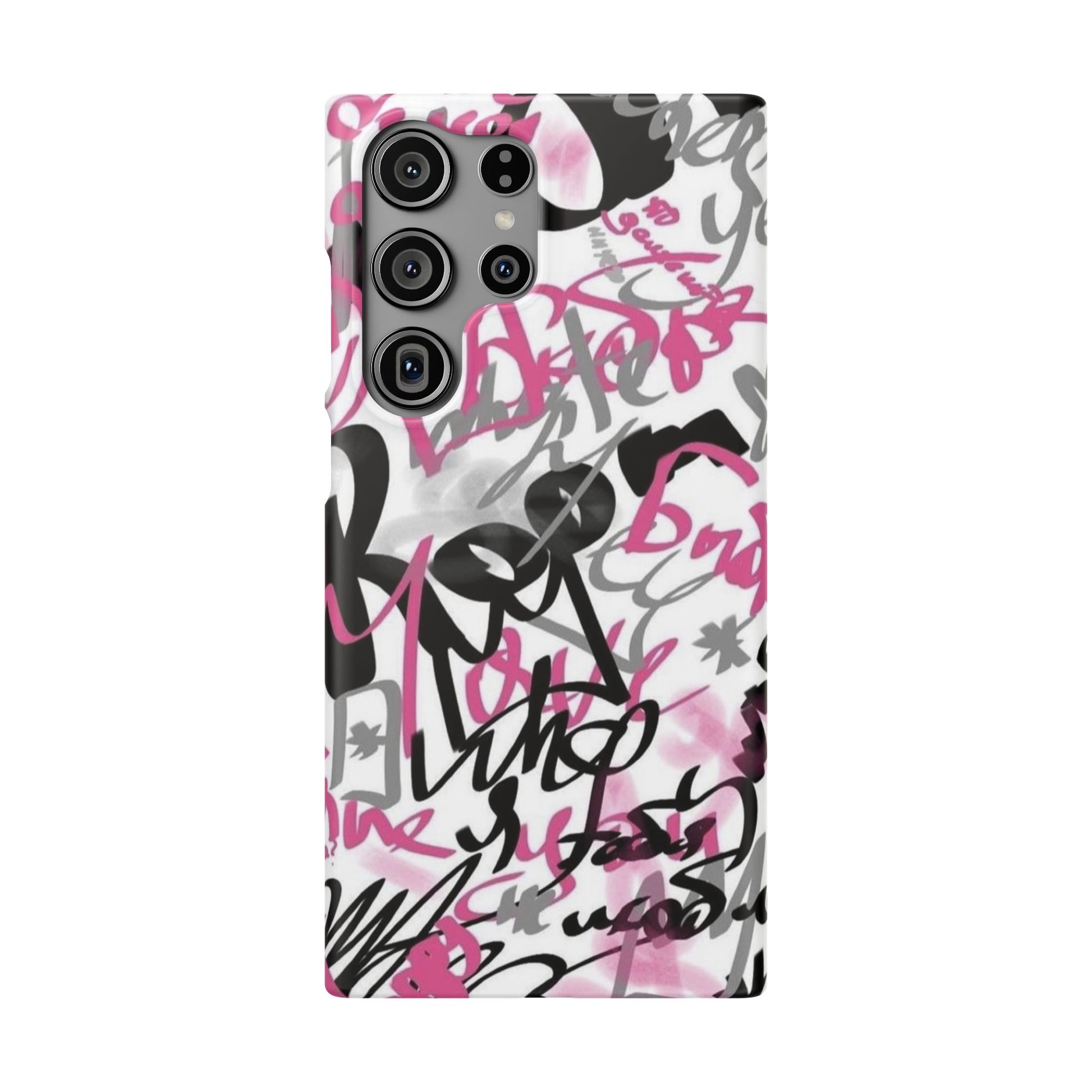 Trendy Graffiti Snap Cases for iPhone - Stylish Protection with Vibrant Art