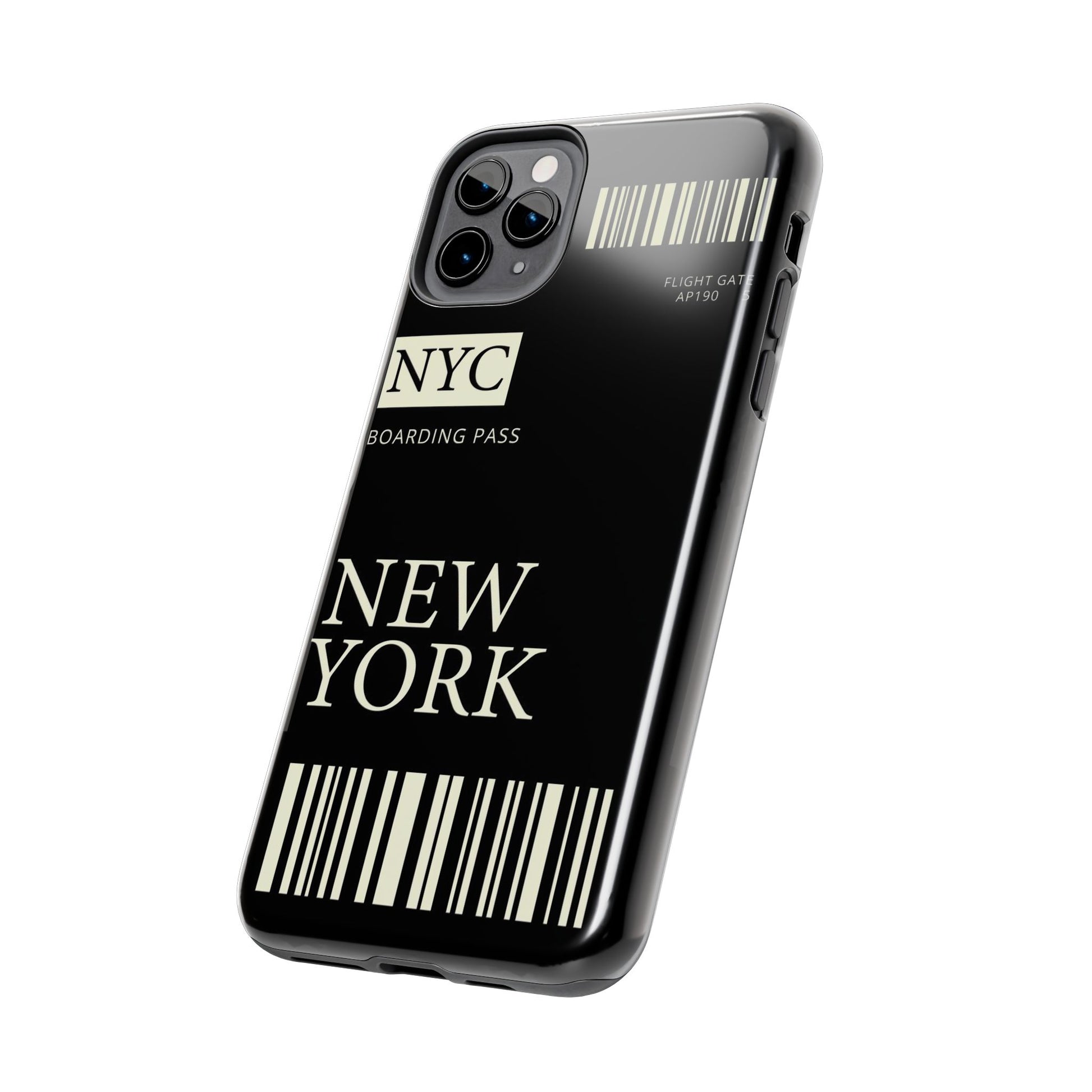 NYC Boarding Pass Phone Case – Tough Protective Cover for Travelers