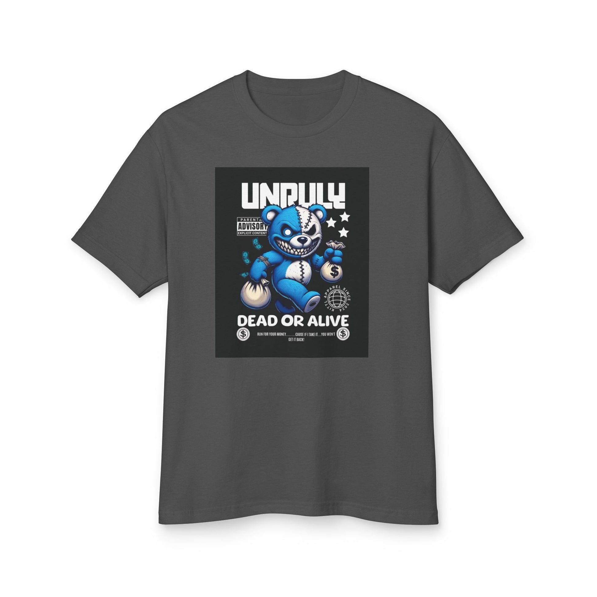 Male Graphic Tee - 'Unruly Dead or Alive' Design
