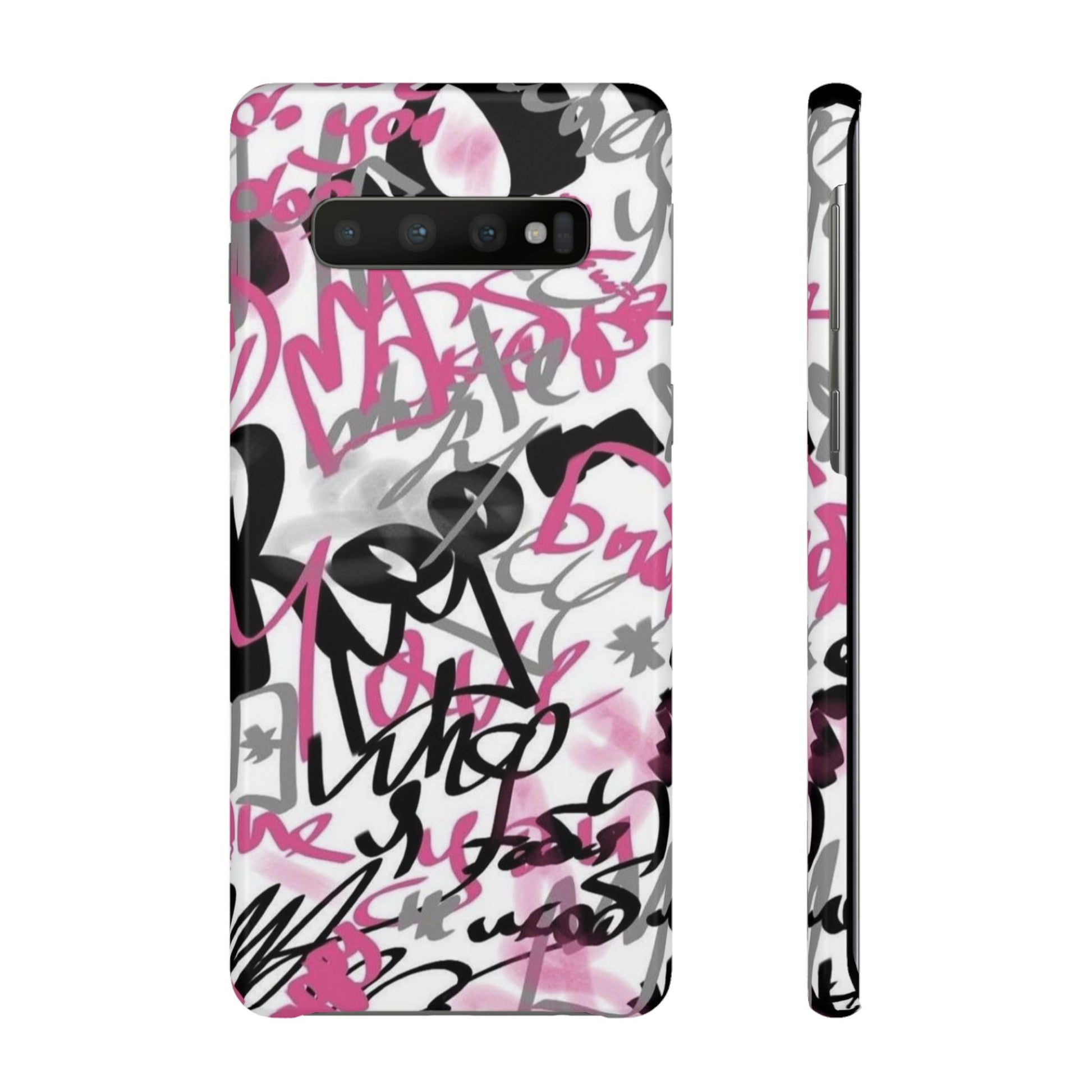 Trendy Graffiti Snap Cases for iPhone - Stylish Protection with Vibrant Art