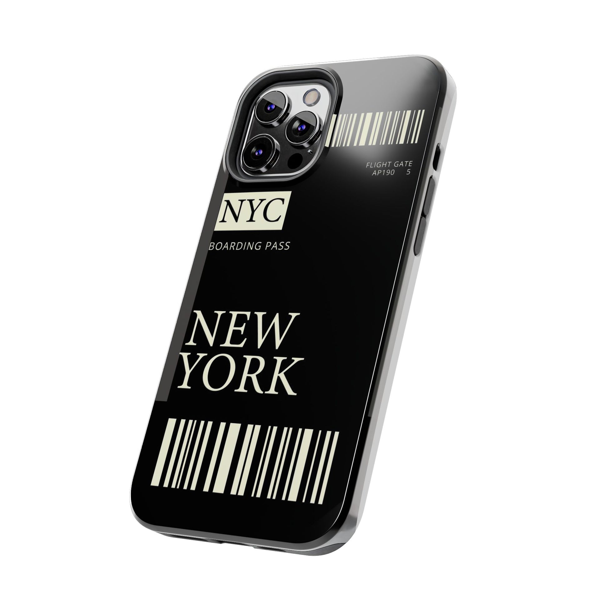 NYC Boarding Pass Phone Case – Tough Protective Cover for Travelers