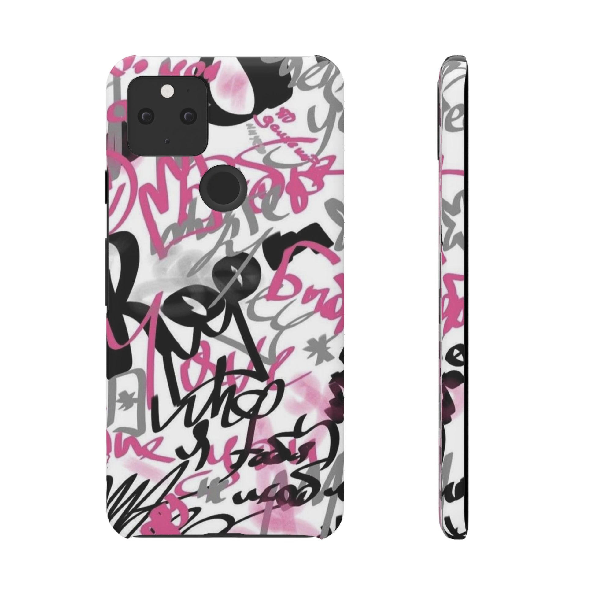 Trendy Graffiti Snap Cases for iPhone - Stylish Protection with Vibrant Art