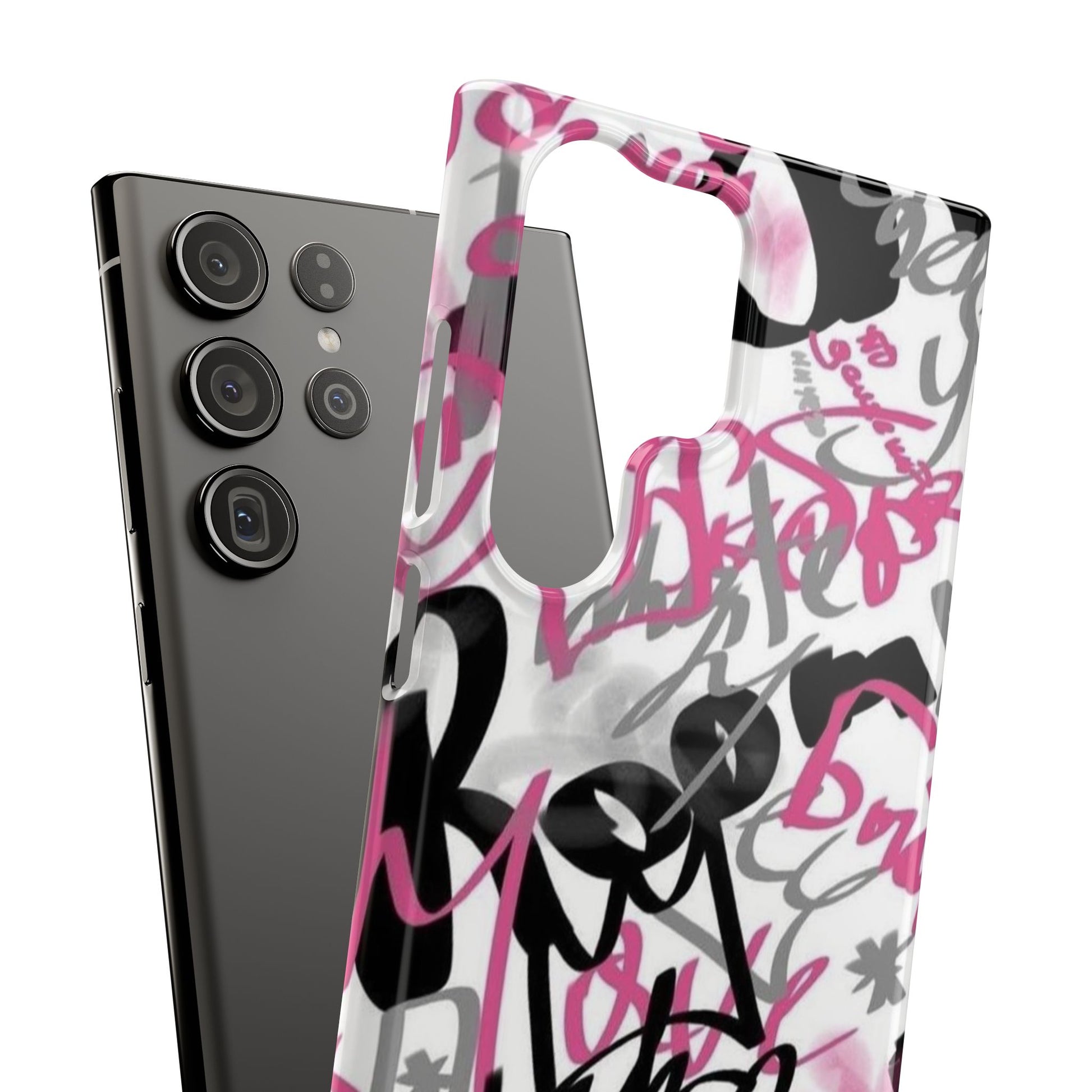 Trendy Graffiti Snap Cases for iPhone - Stylish Protection with Vibrant Art