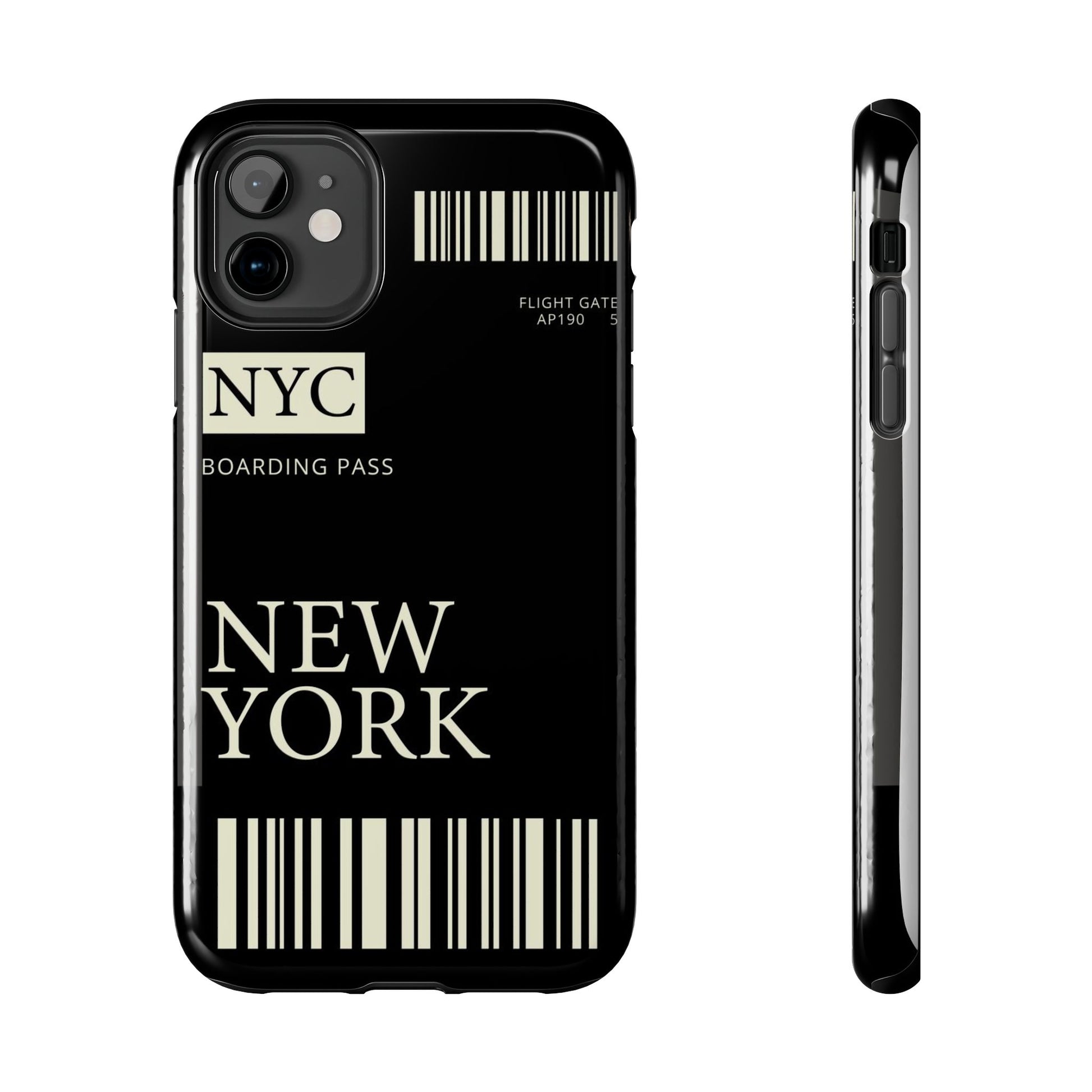 NYC Boarding Pass Phone Case – Tough Protective Cover for Travelers