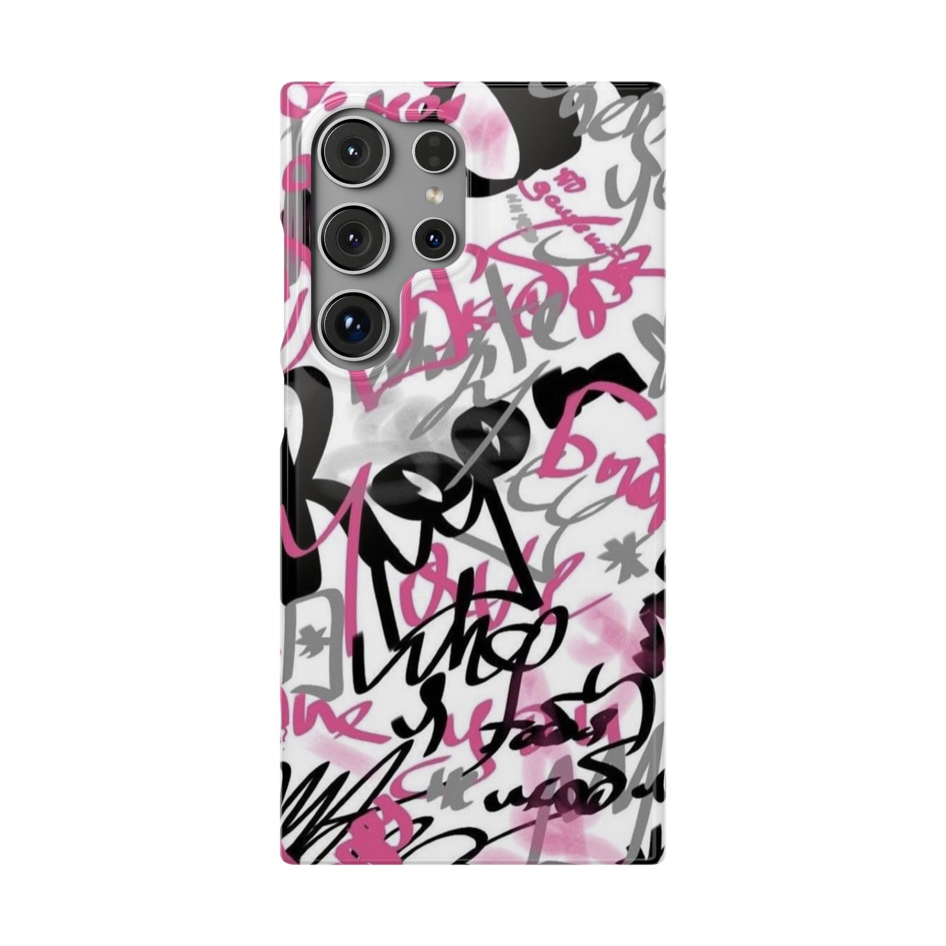 Trendy Graffiti Snap Cases for iPhone - Stylish Protection with Vibrant Art