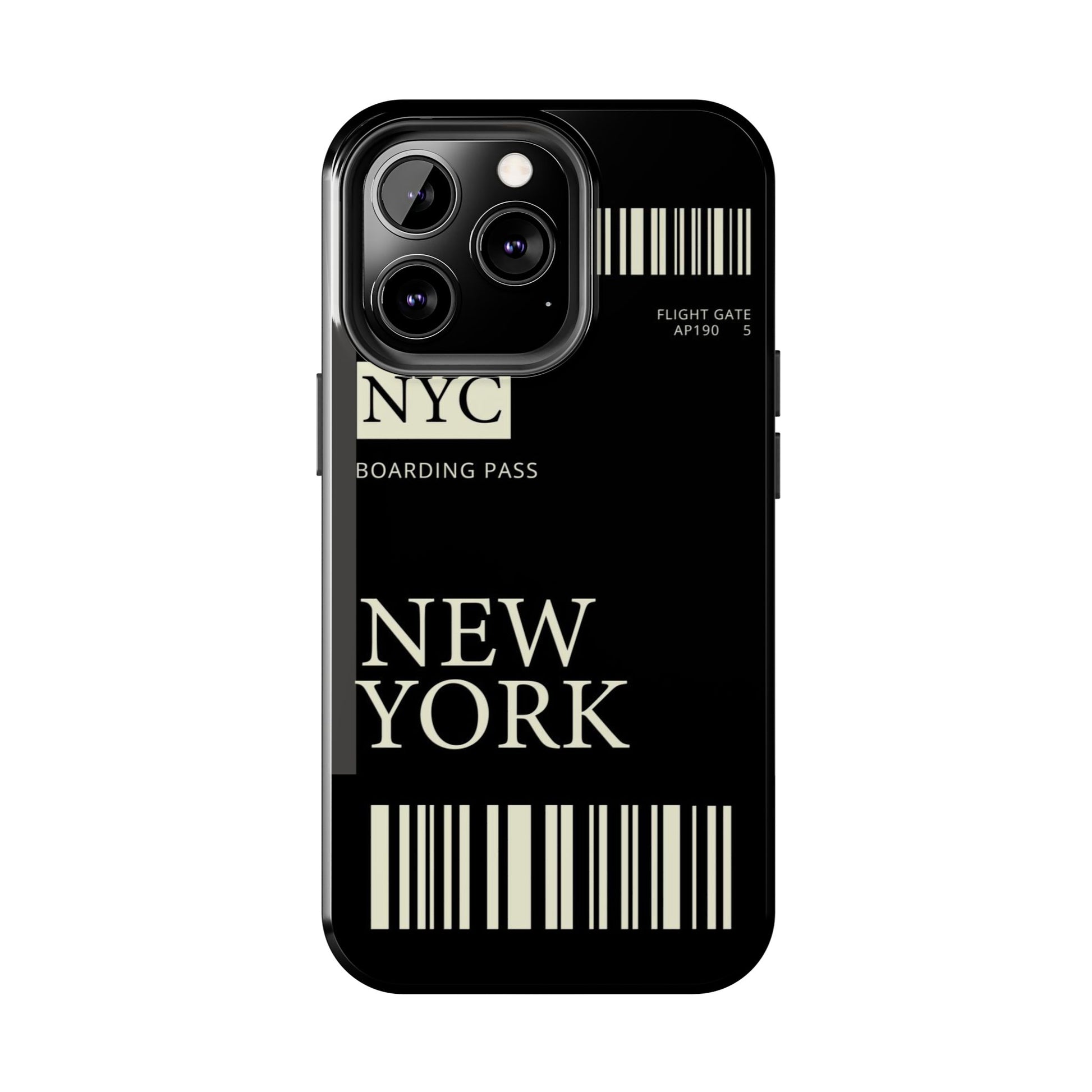 NYC Boarding Pass Phone Case – Tough Protective Cover for Travelers