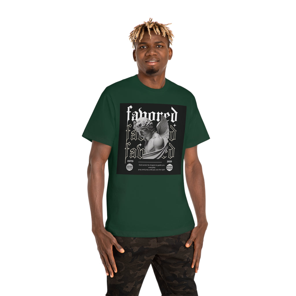 Favored Male Graphic T-Shirt - Stylish and Inspirational Apparel
