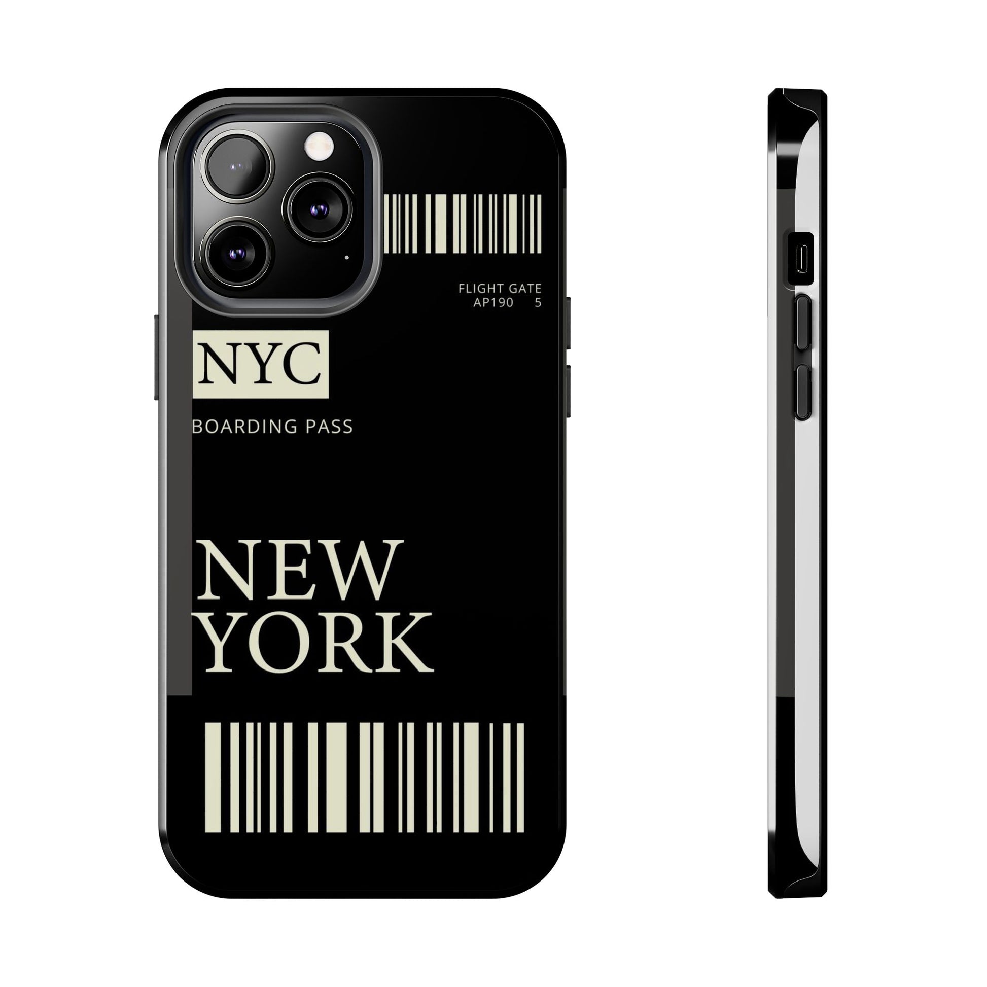NYC Boarding Pass Phone Case – Tough Protective Cover for Travelers