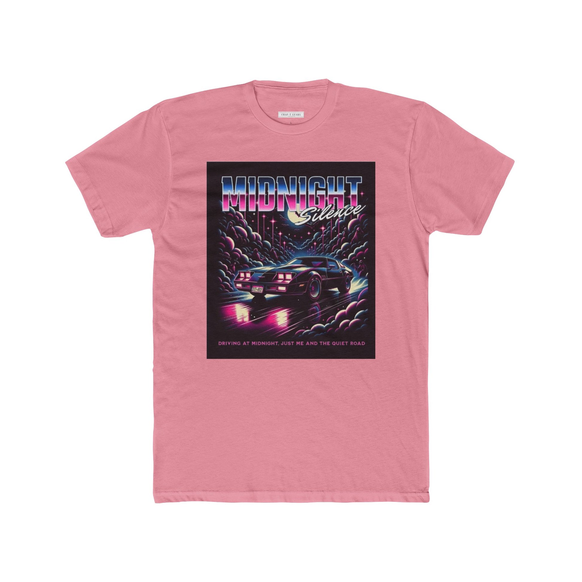 Retro Midnight Cruise Women Cotton Crew Tee