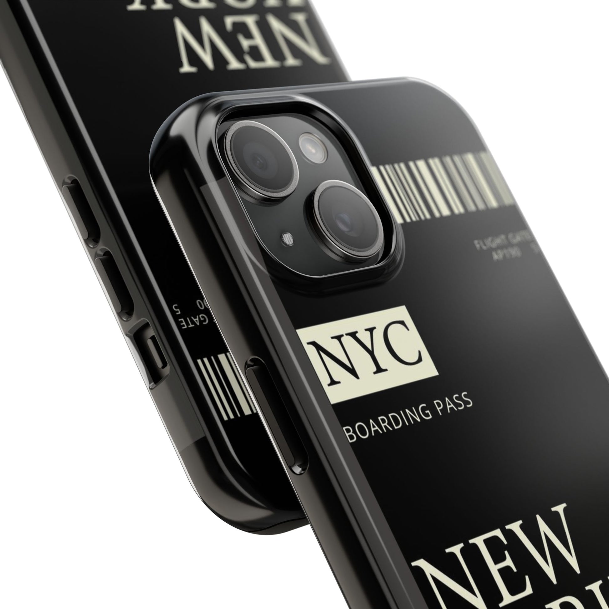 NYC Boarding Pass Phone Case – Tough Protective Cover for Travelers