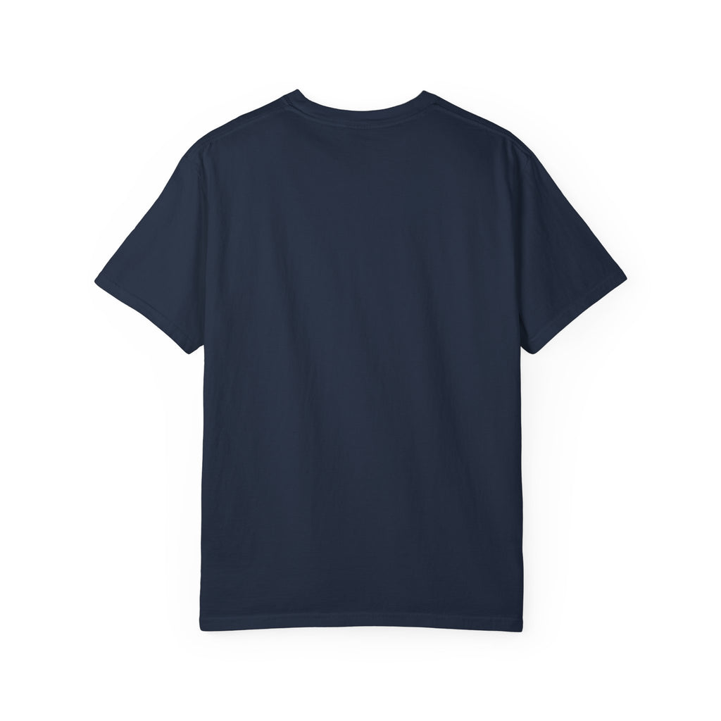 Frosty Male Garment-Dyed T-shirt - Cool Graphic Tee for Streetwear Lovers