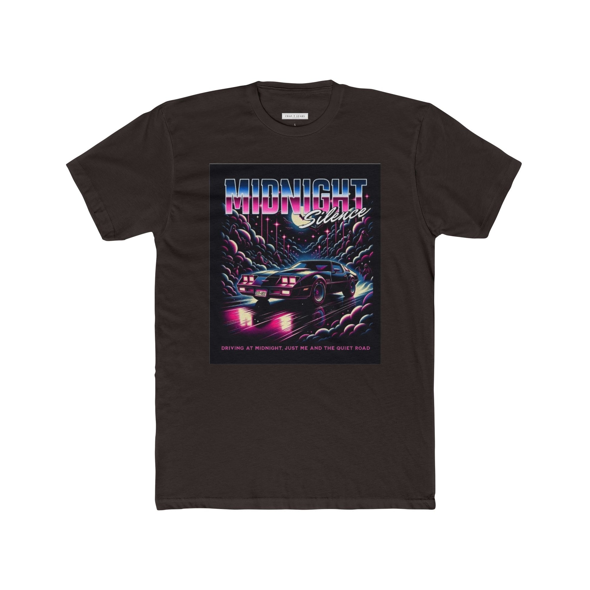 Retro Midnight Cruise Women Cotton Crew Tee