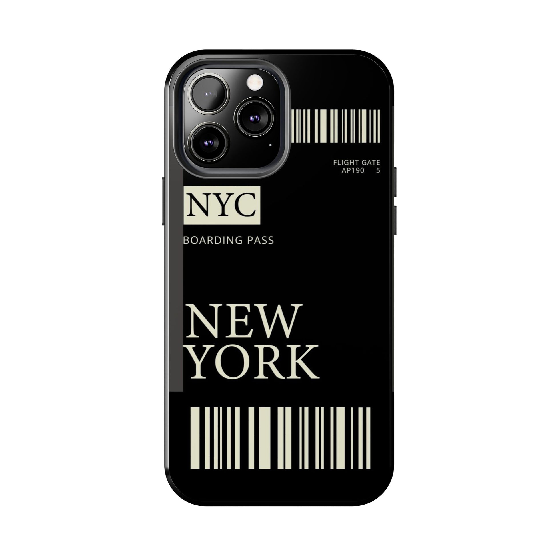 NYC Boarding Pass Phone Case – Tough Protective Cover for Travelers