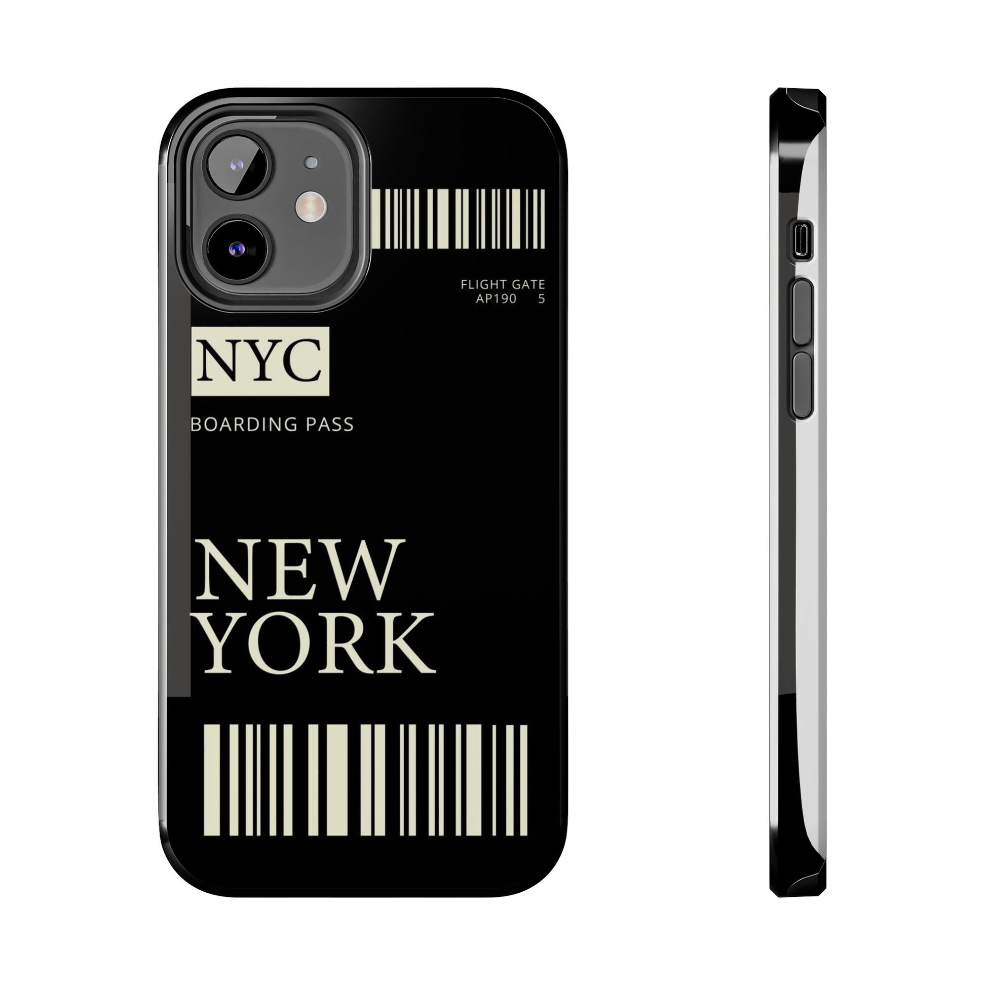 NYC Boarding Pass Phone Case – Tough Protective Cover for Travelers