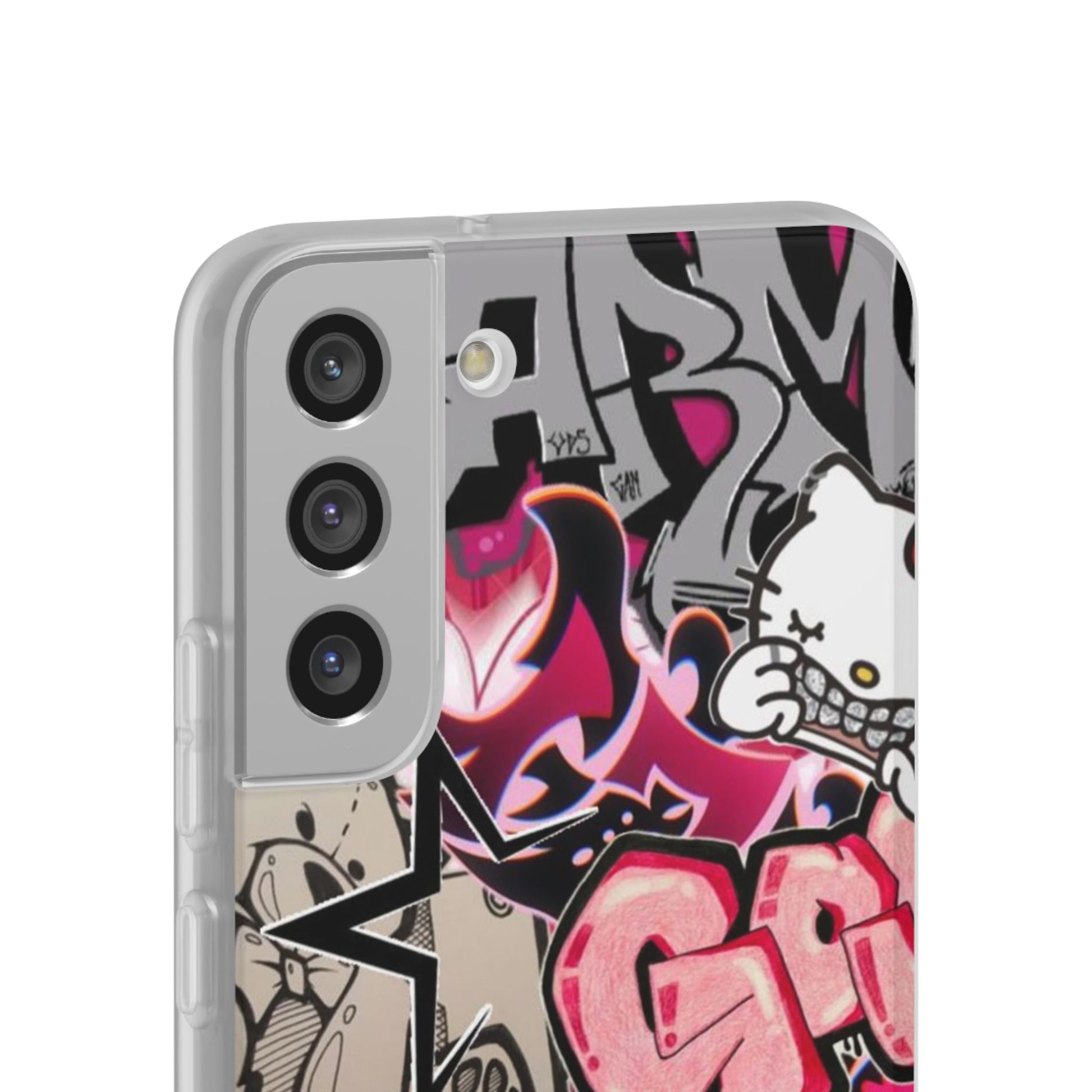 Urban Graffiti Flexi Cases - Colorful Street Art Phone Cover for Trendsetters