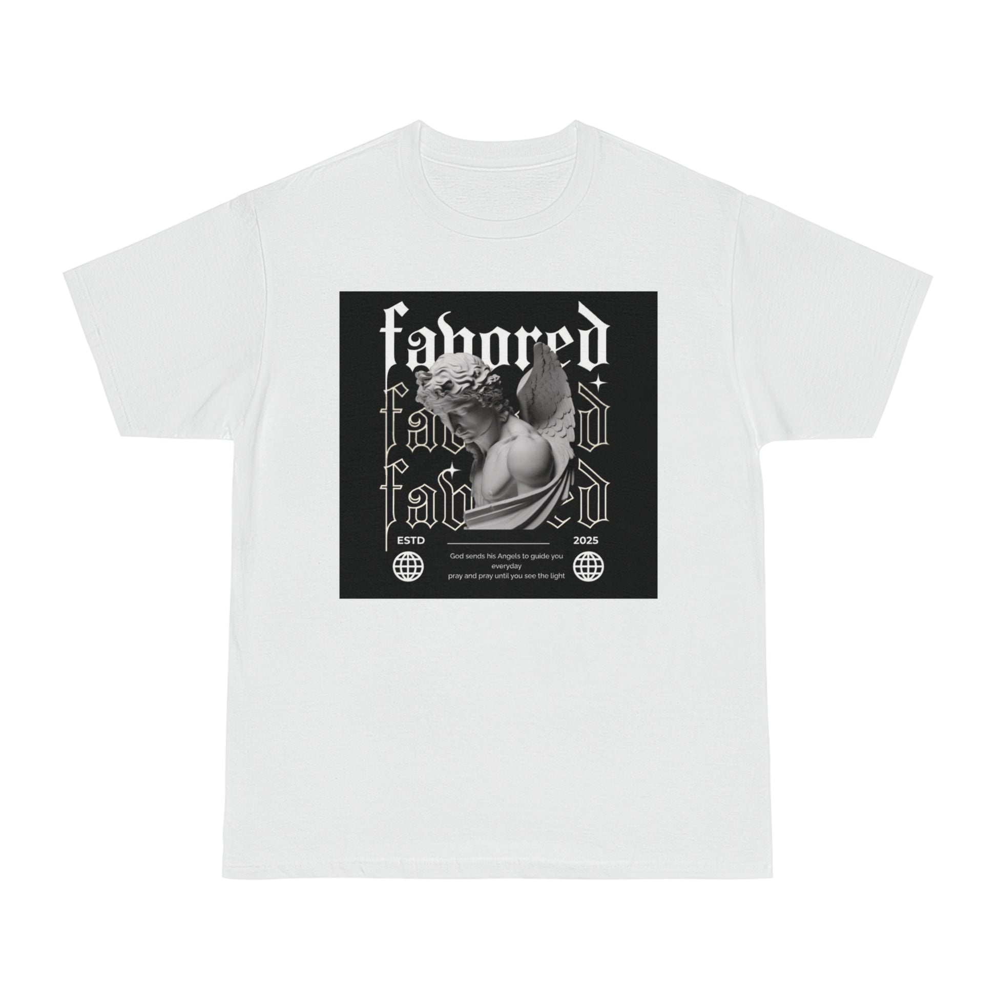Favored Male Graphic T-Shirt - Stylish and Inspirational Apparel
