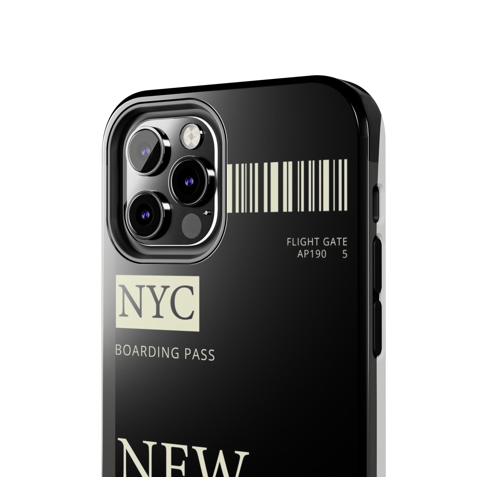 NYC Boarding Pass Phone Case – Tough Protective Cover for Travelers