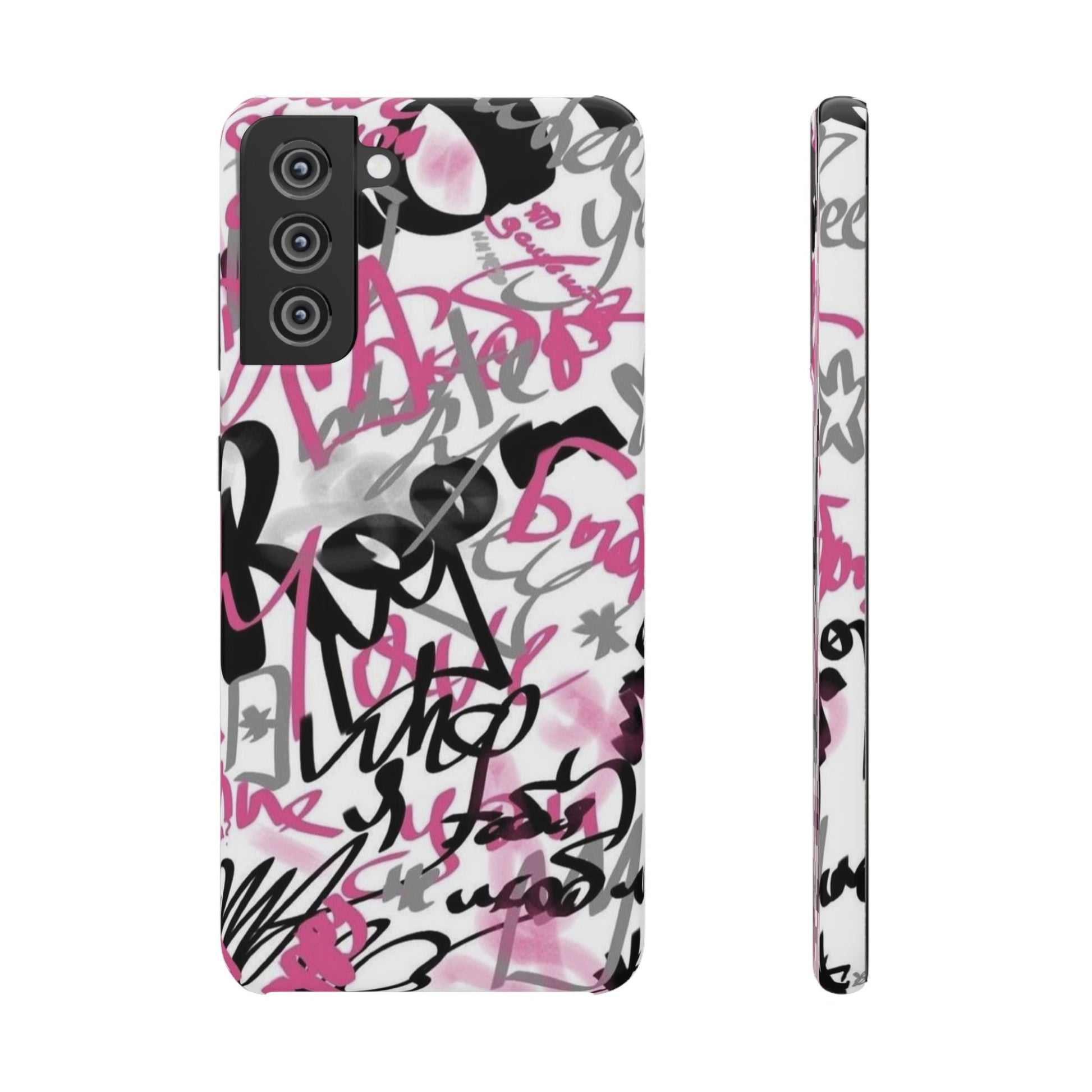 Trendy Graffiti Snap Cases for iPhone - Stylish Protection with Vibrant Art