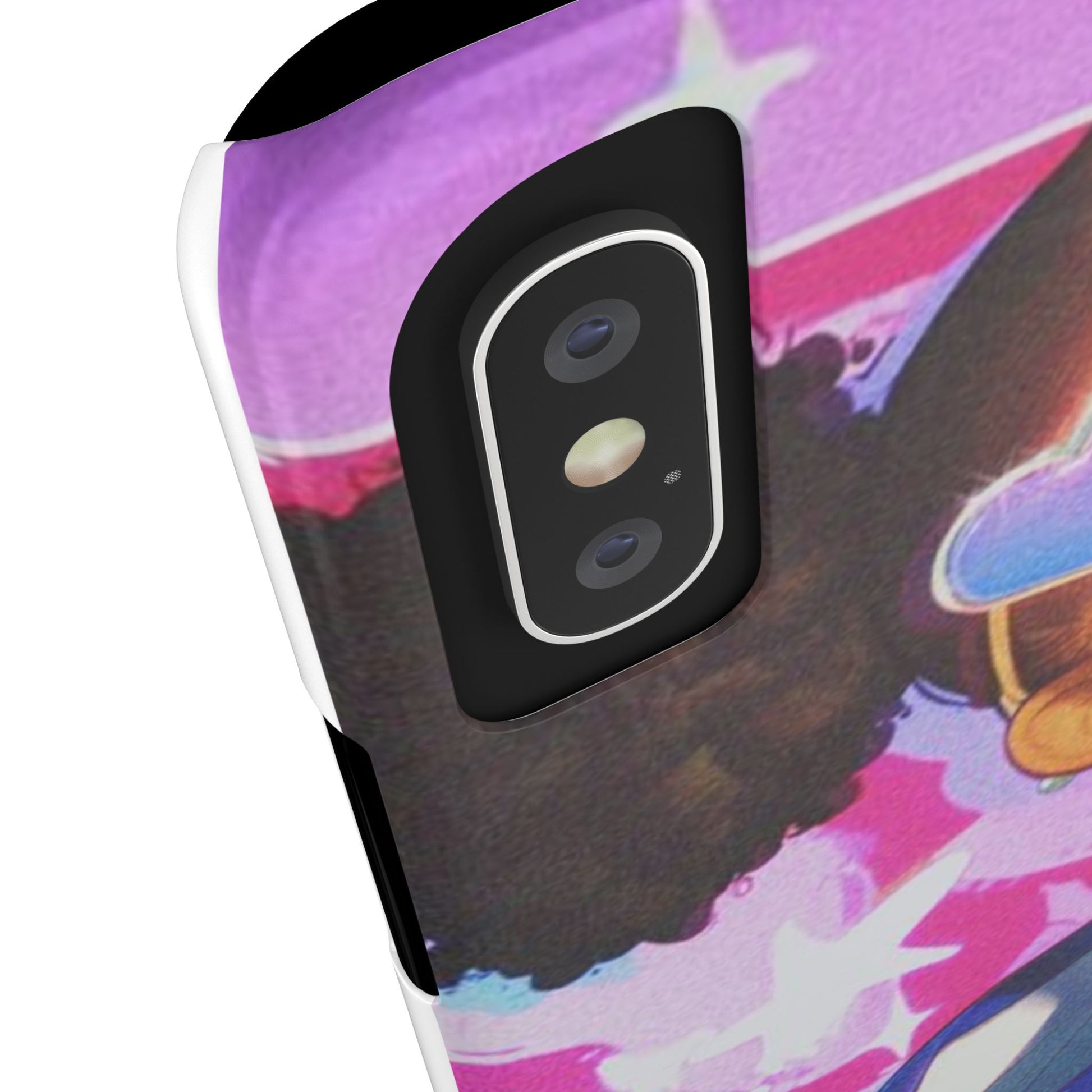 Colorful Anime Slim Phone Cases | Cute Phone Cover, Kawaii Aesthetic, Cartoon Girl, Gifts for Her, Trendy Accessory