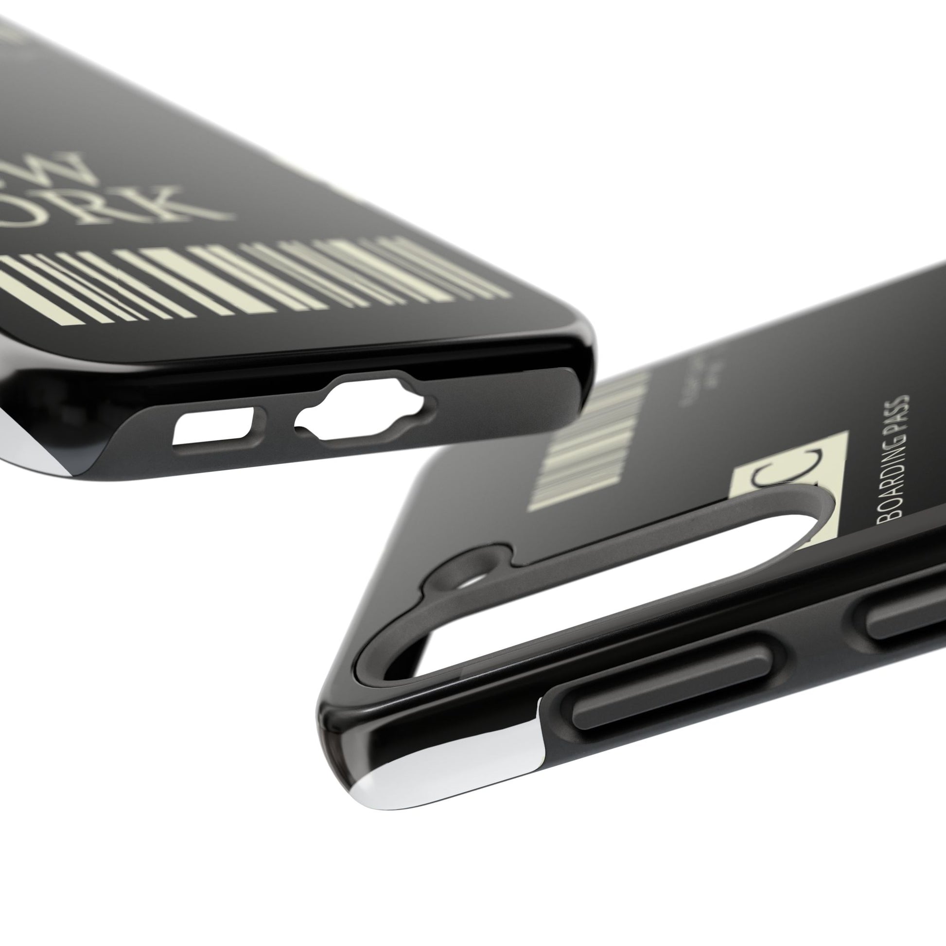 NYC Boarding Pass Phone Case – Tough Protective Cover for Travelers