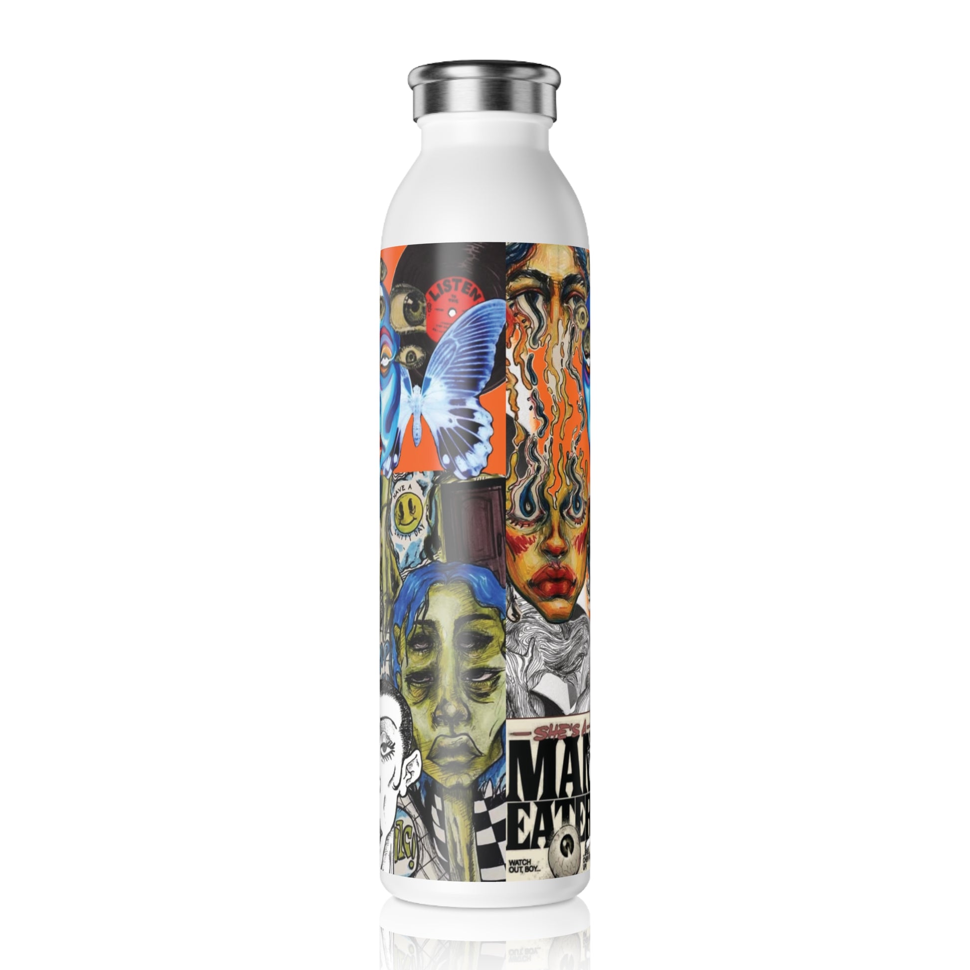 Artistic Water Bottle Design for Eco-Friendly Hydration