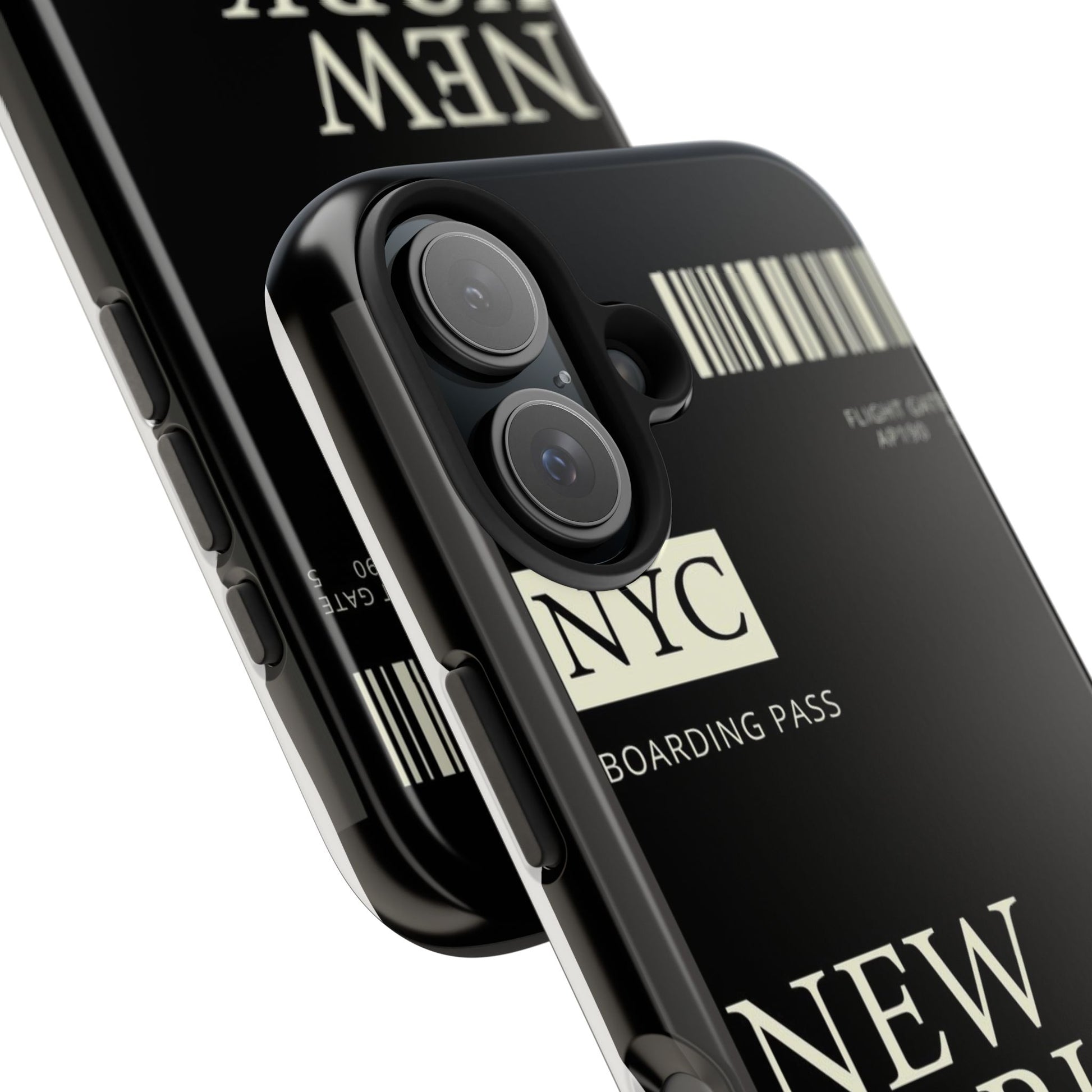 NYC Boarding Pass Phone Case – Tough Protective Cover for Travelers