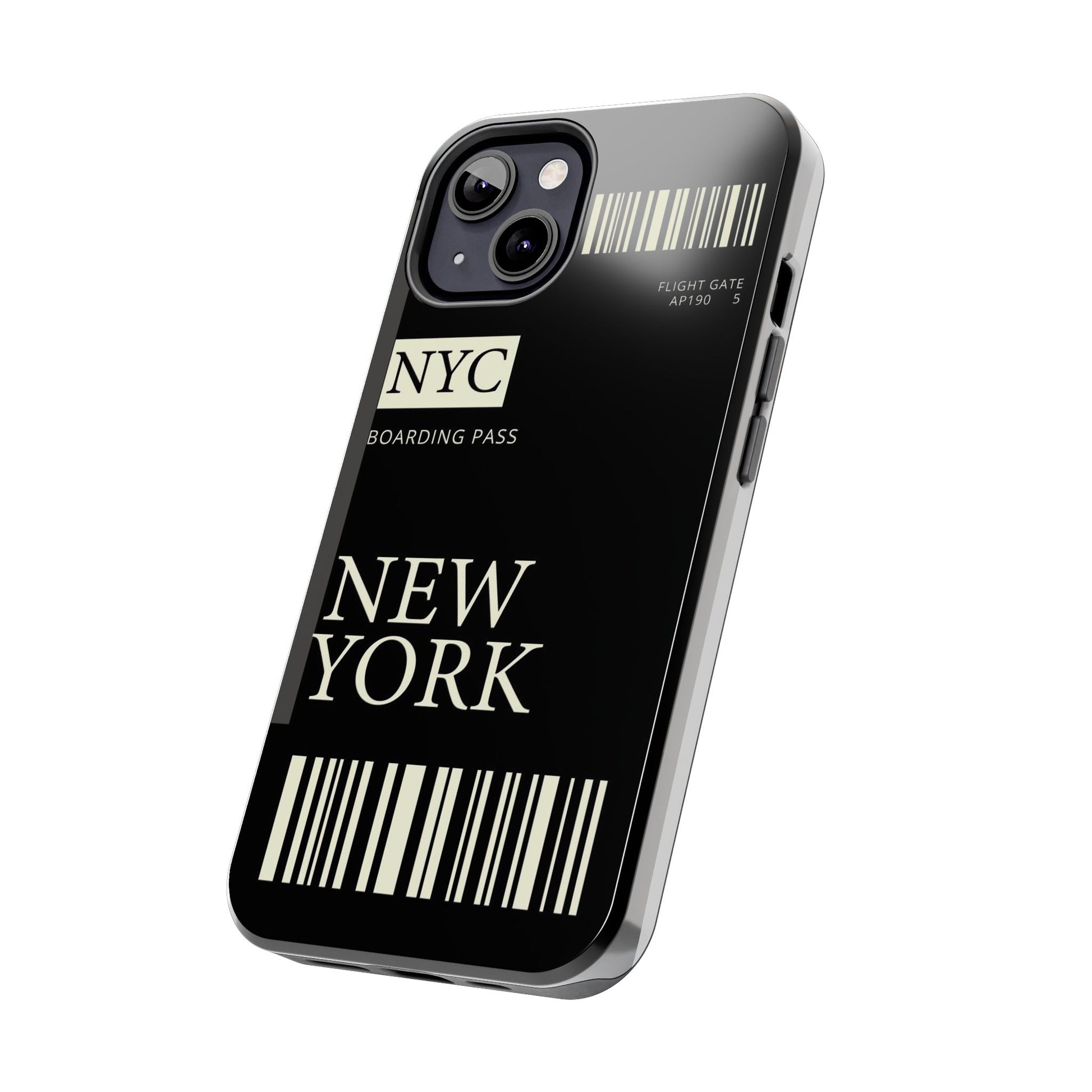 NYC Boarding Pass Phone Case – Tough Protective Cover for Travelers