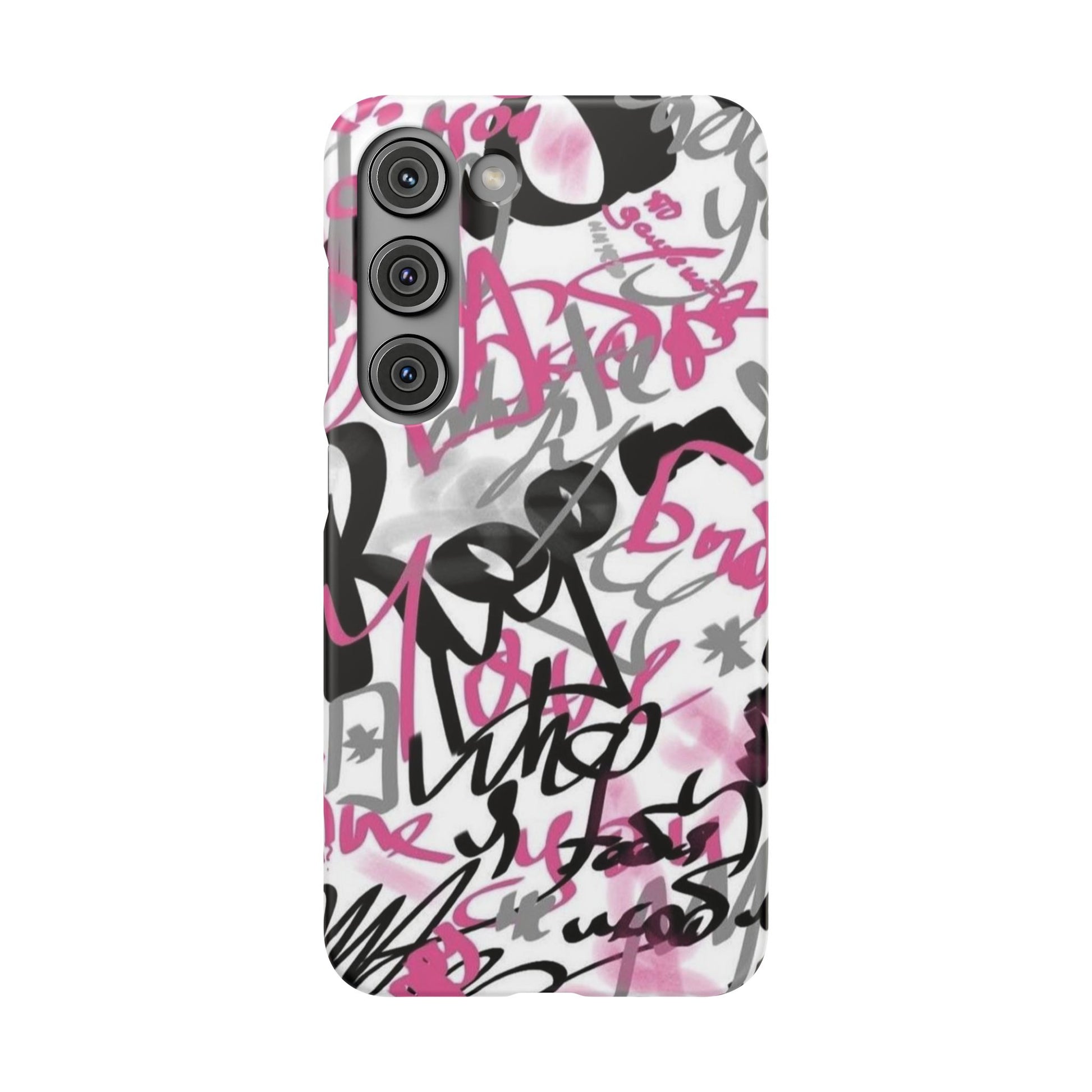 Trendy Graffiti Snap Cases for iPhone - Stylish Protection with Vibrant Art