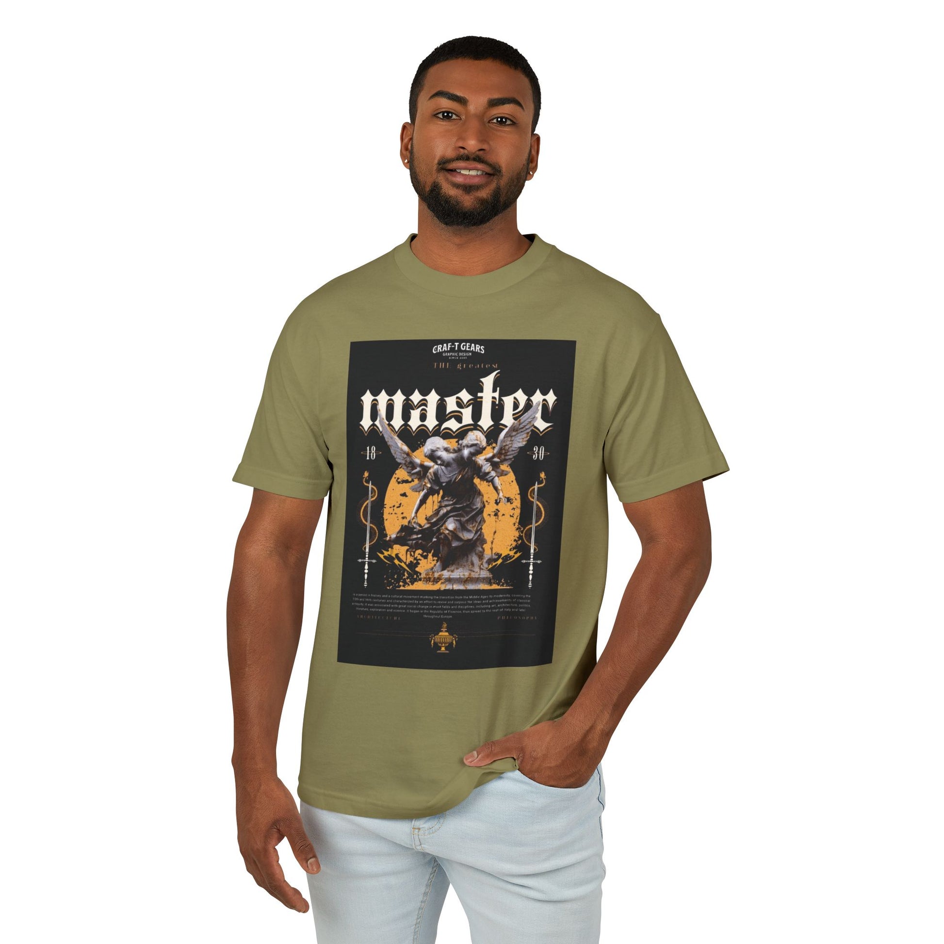 Male Vintage Graphic Tee - 'Wasted' Design for Casual Style