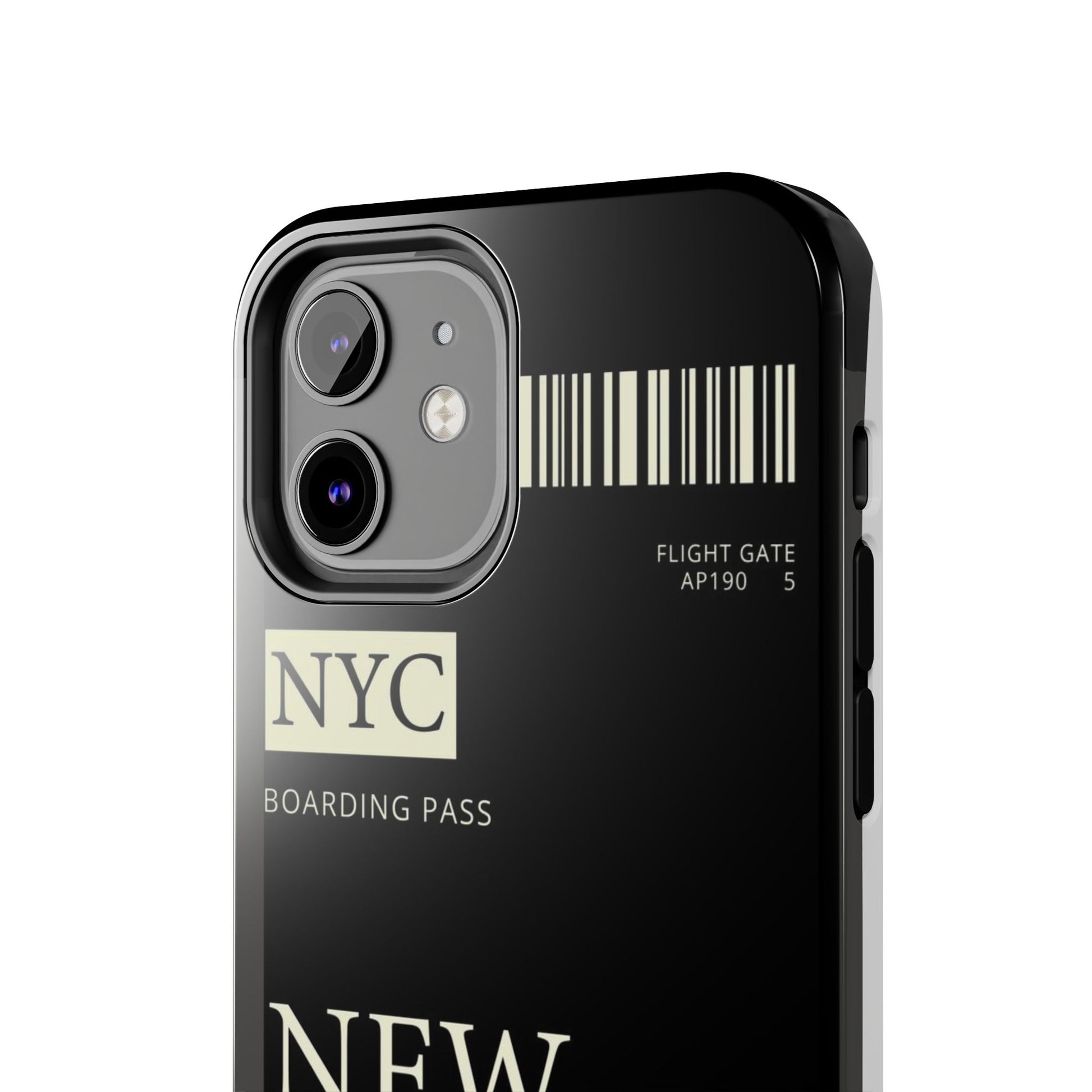 NYC Boarding Pass Phone Case – Tough Protective Cover for Travelers