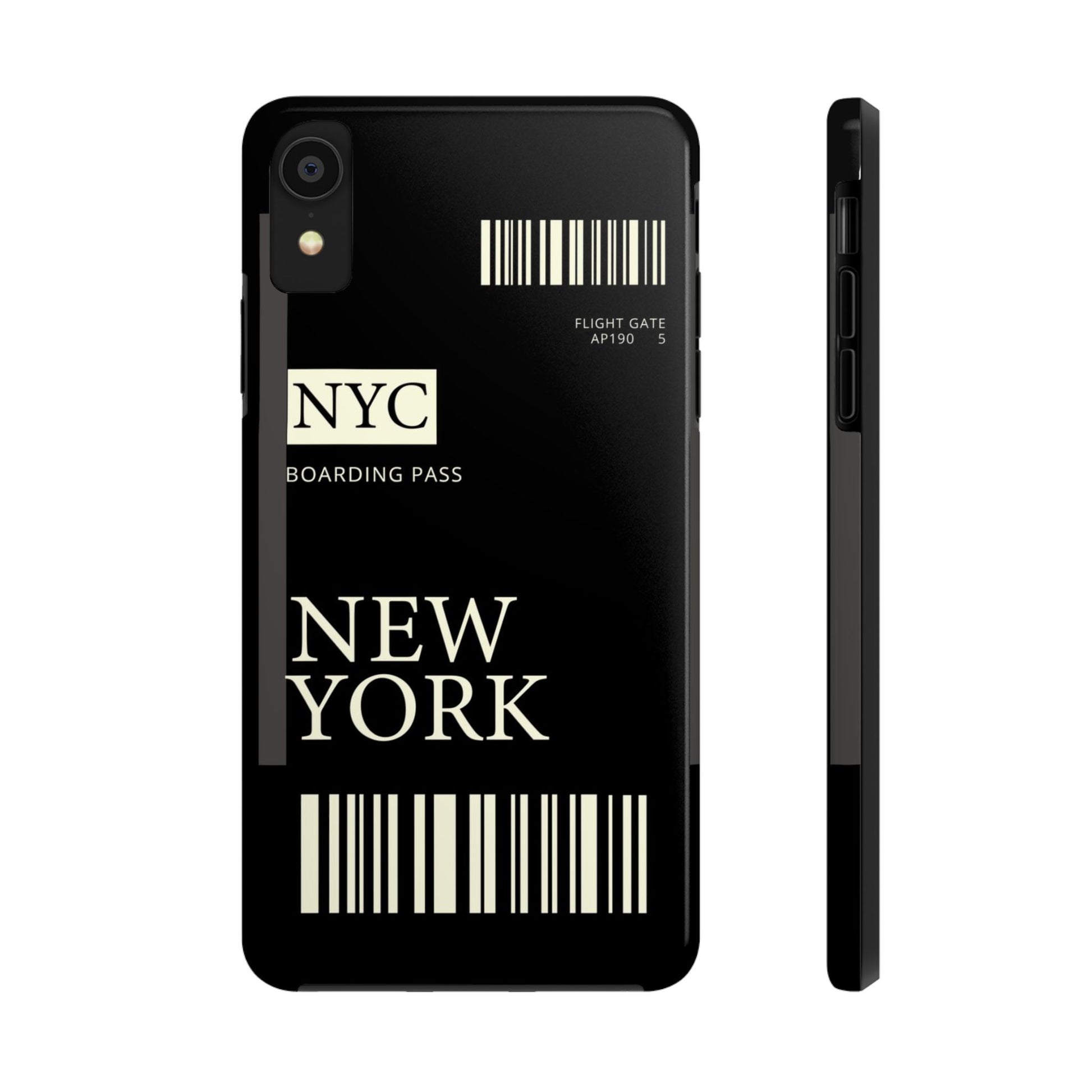 NYC Boarding Pass Phone Case – Tough Protective Cover for Travelers