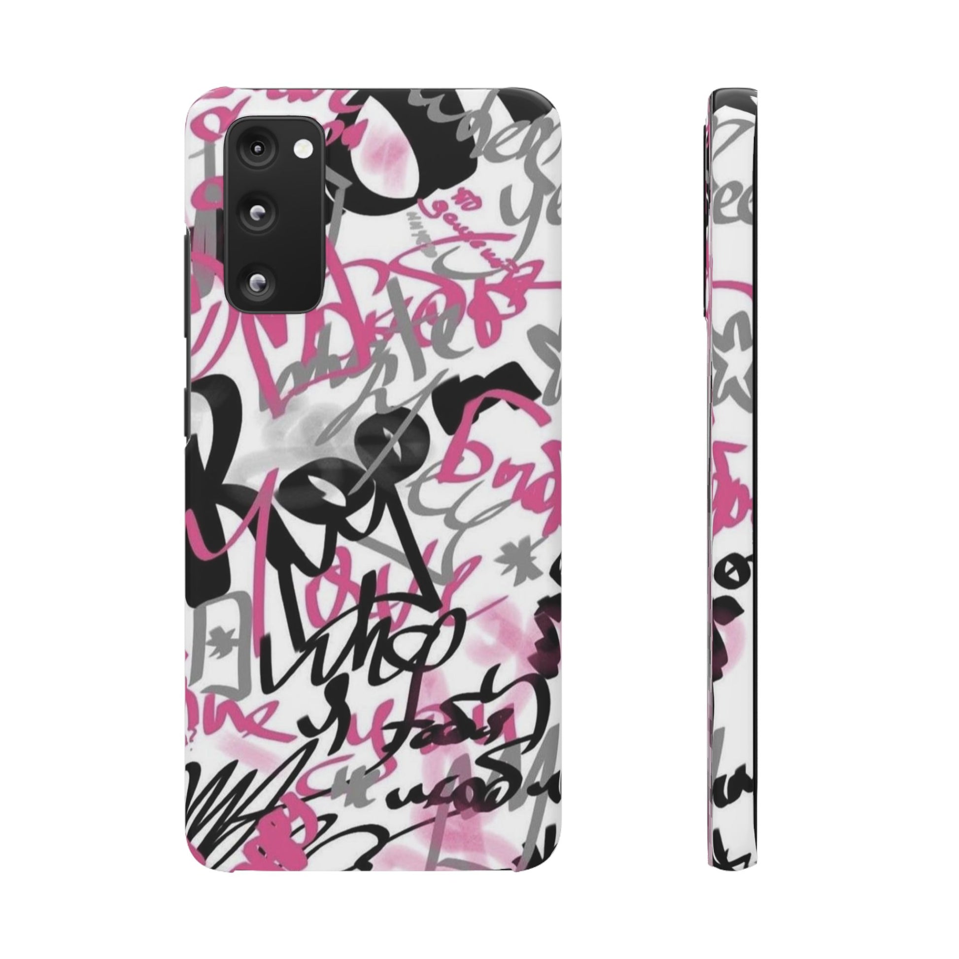 Trendy Graffiti Snap Cases for iPhone - Stylish Protection with Vibrant Art