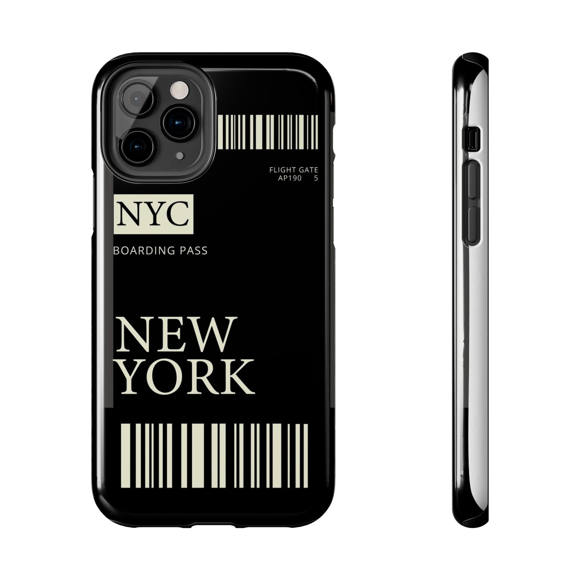 NYC Boarding Pass Phone Case – Tough Protective Cover for Travelers