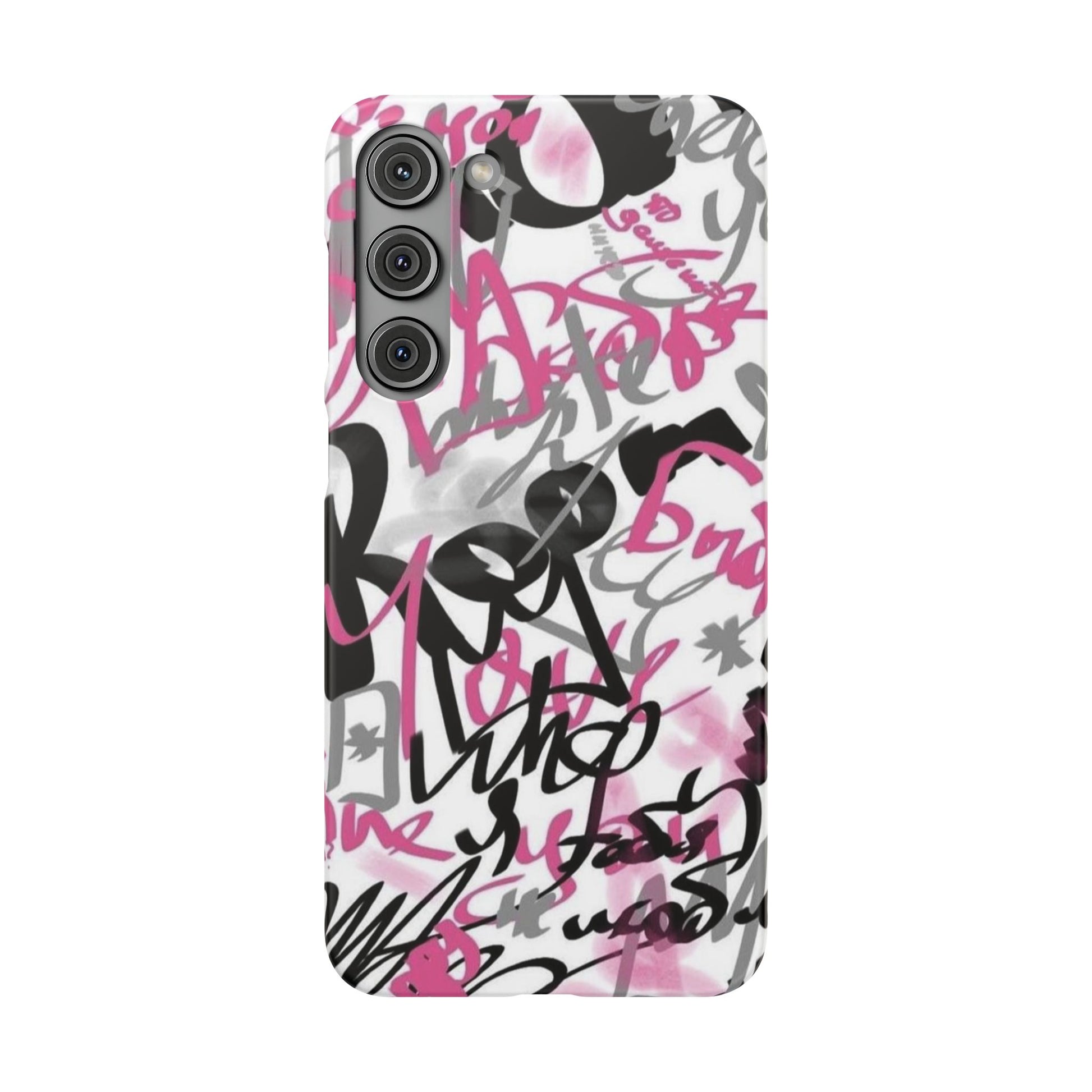 Trendy Graffiti Snap Cases for iPhone - Stylish Protection with Vibrant Art